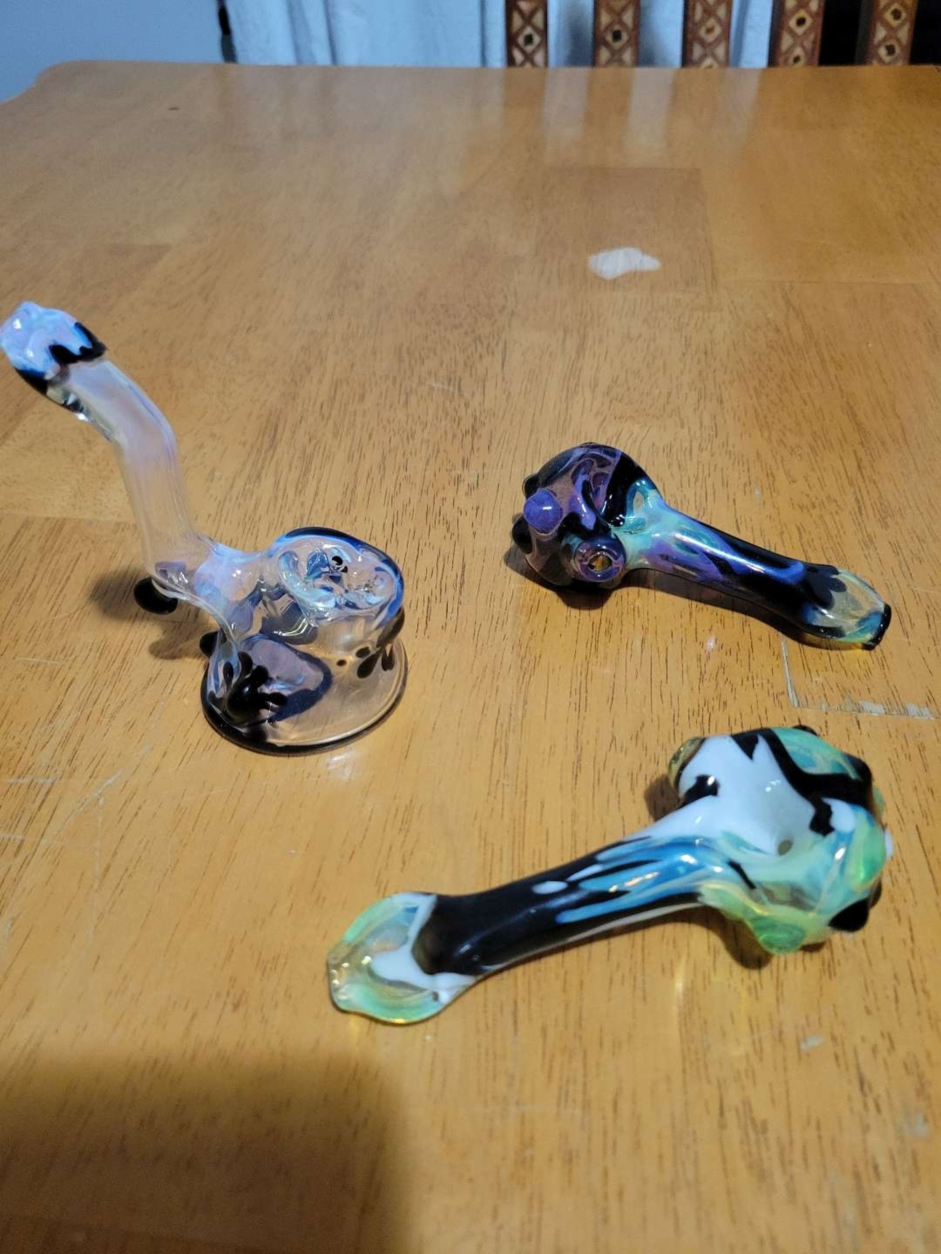 Preview pic of Custom listing,  2 color splash spoons + hashlock