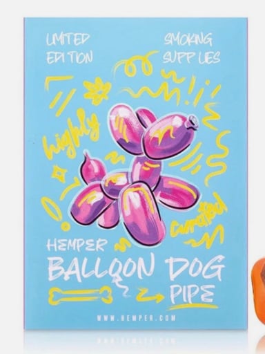Preview pic of HEMPER Balloon Dog Hand Pipe