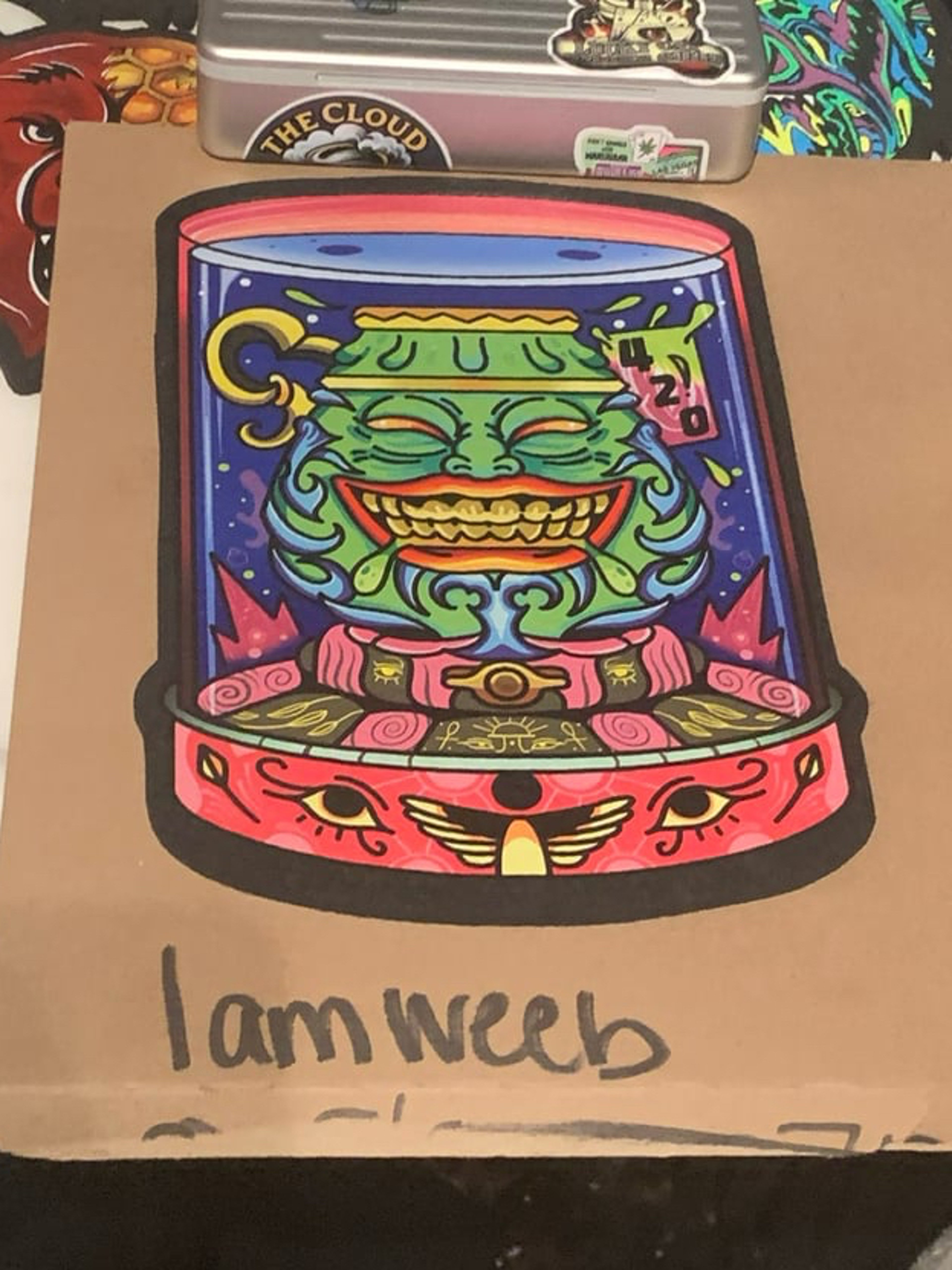 Preview pic of Yugioh Pot of Gr(w)eed Jarhead Moodmat