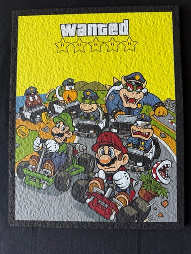 Preview pic of “Wanted” Mario Kart Parody Collab 🚨