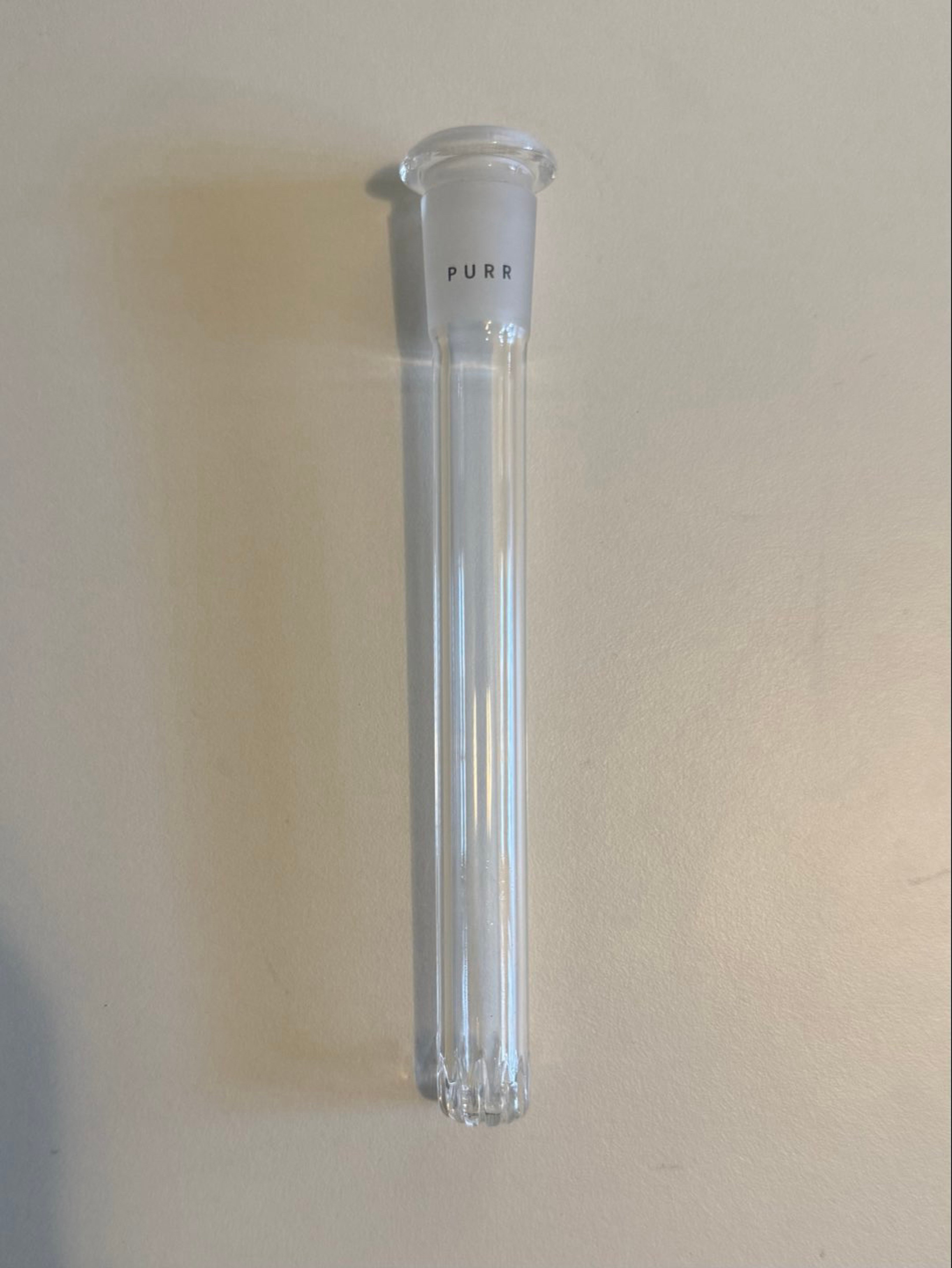 12-Slit Downstem - 5” 14mm to 18mm - Purr Glass image 0
