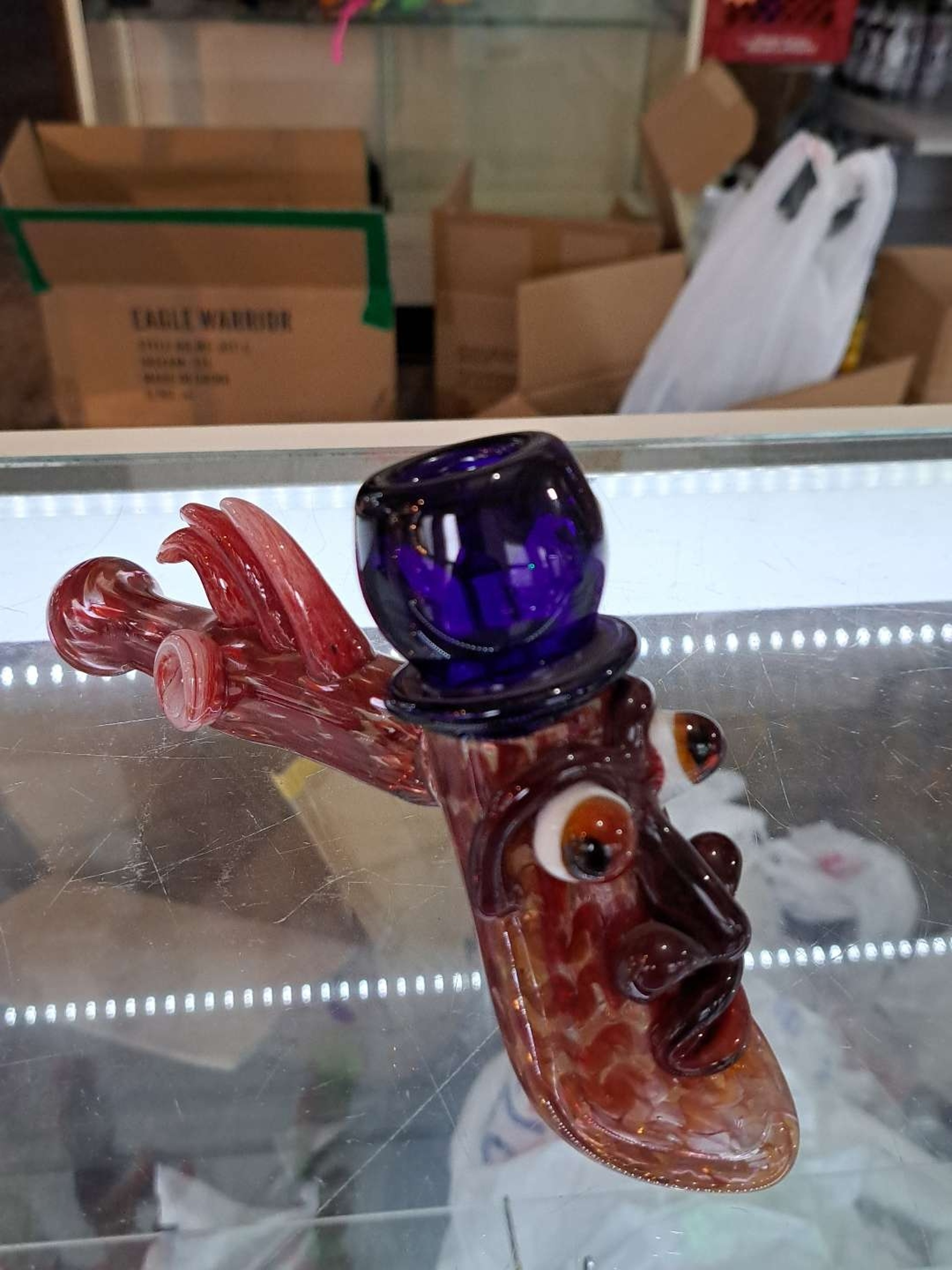Preview pic of Blue Hat Man Hammer Bubbler