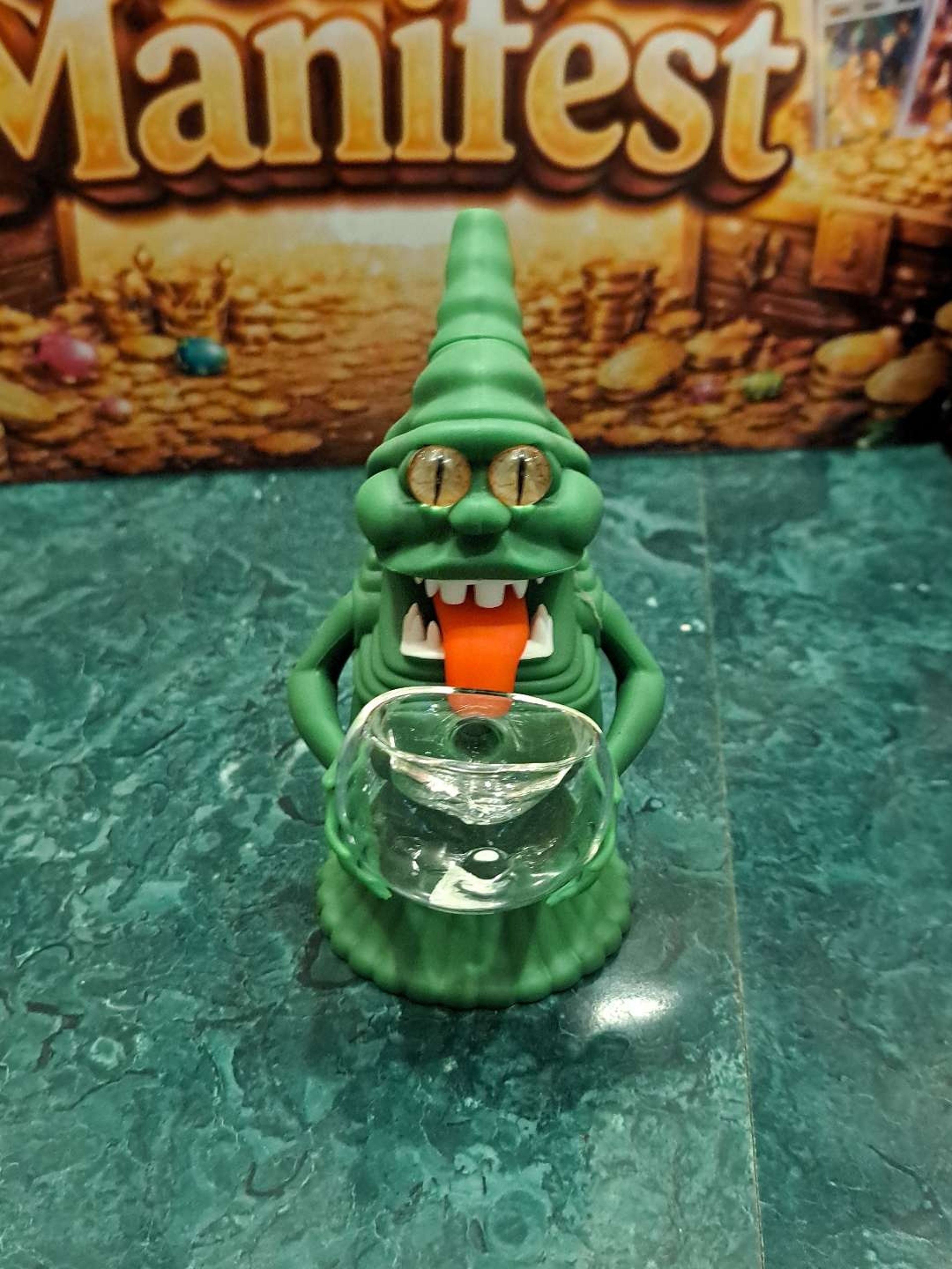 Preview pic of Slimer Pipe Silicone and Glass