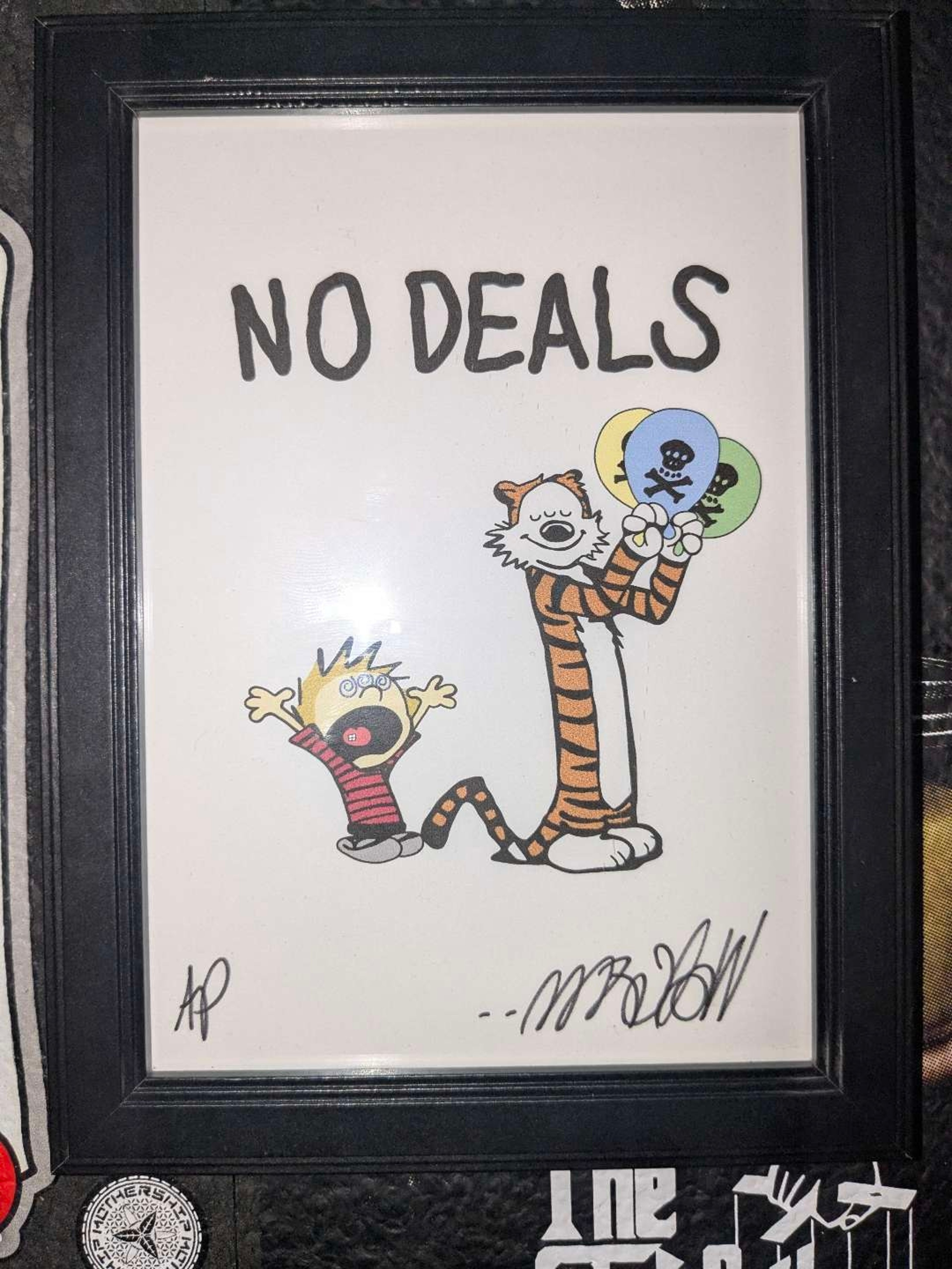 Preview pic of Wookerson Artist Proof "No Deals"