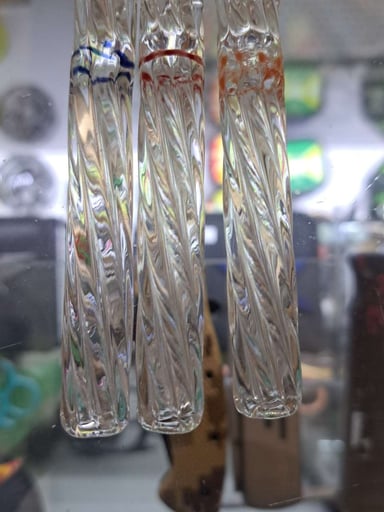 Preview pic of Heavy Crystal Swirl Chillums 3