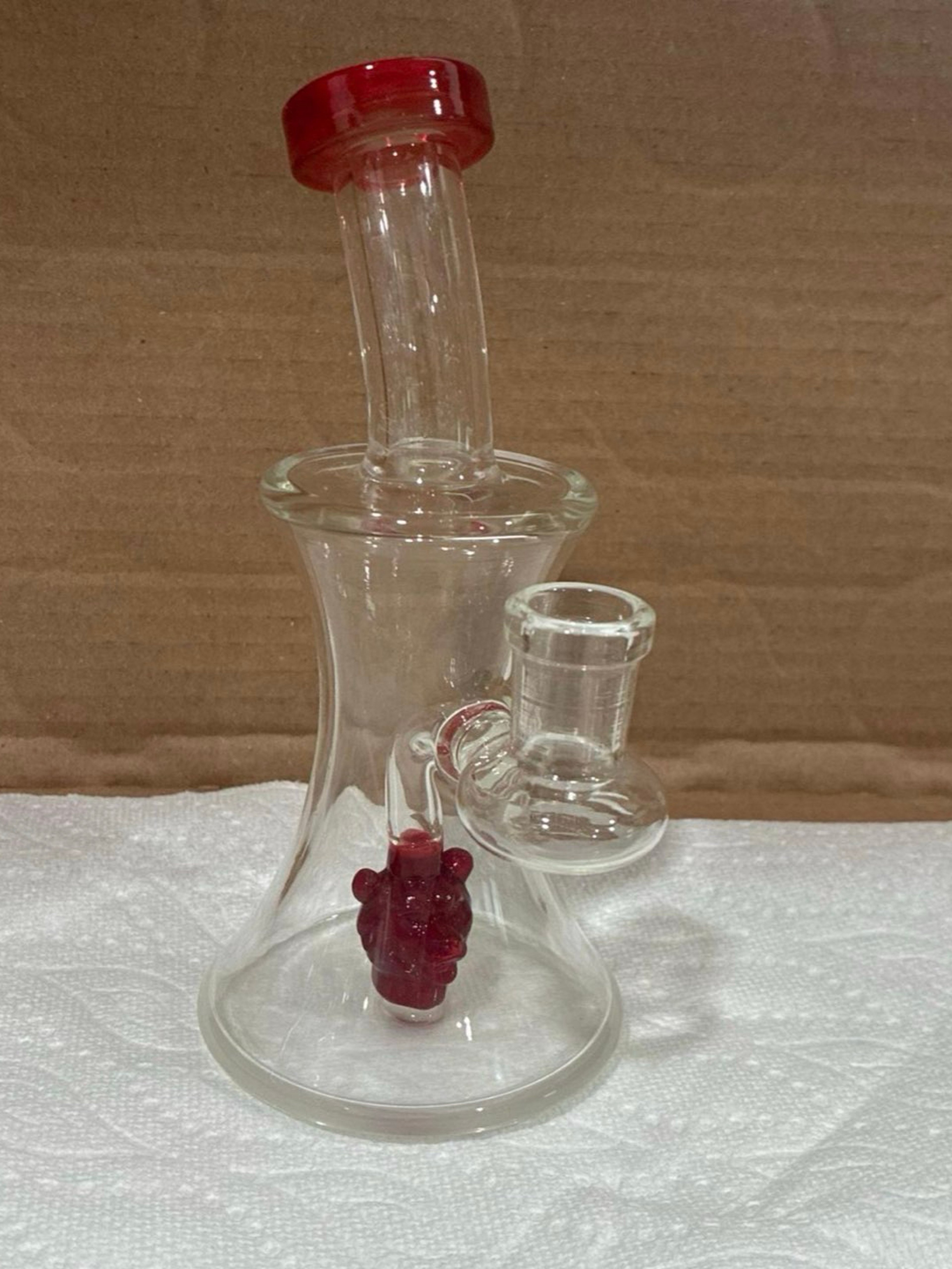 Preview pic of Bear quartz arc rig and glass rolling tray combo