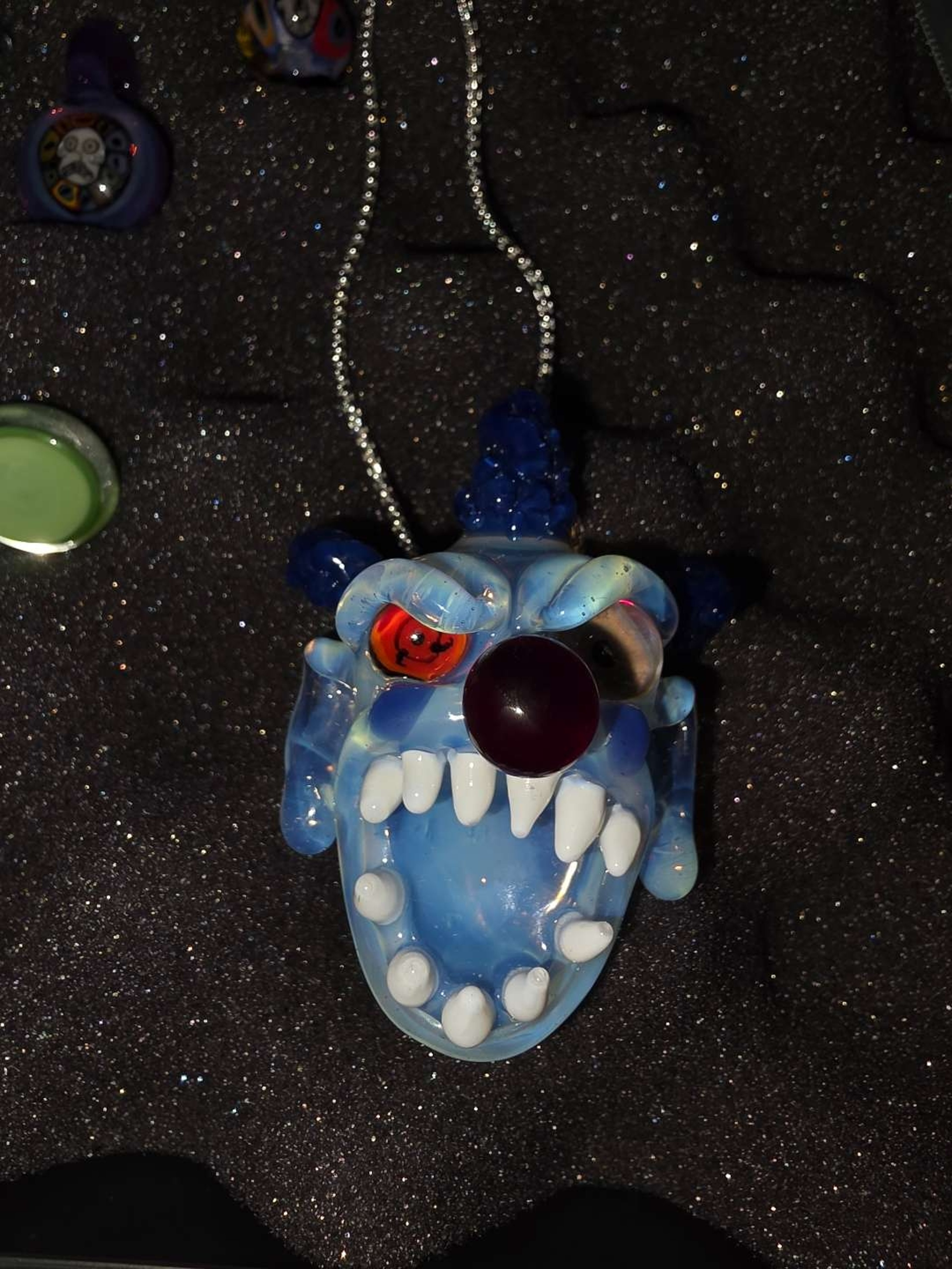 Preview pic of Clown pendant with 925 sliver chain 22 inches !