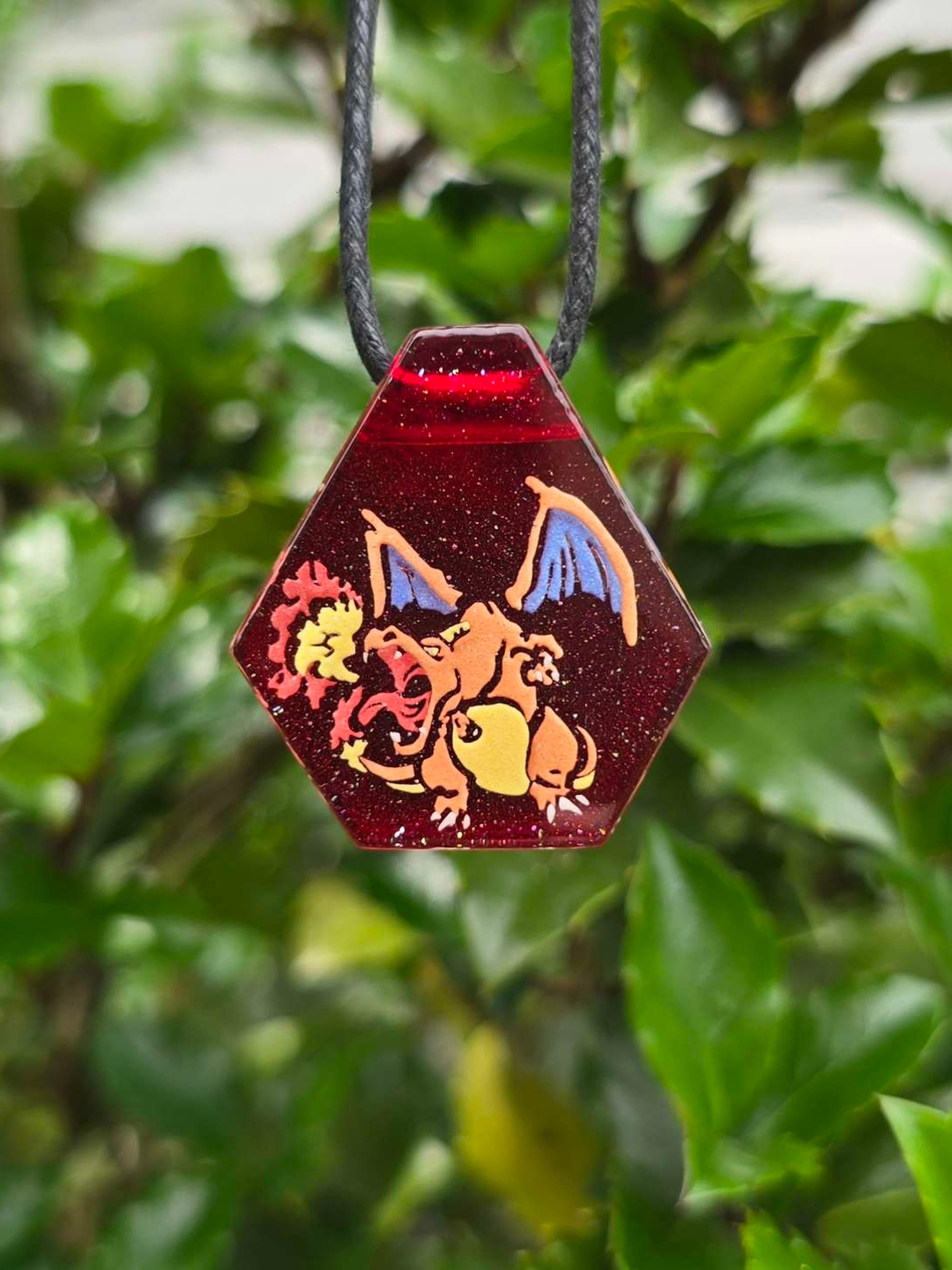 Preview pic of Charizard Layered Glow Pendant
