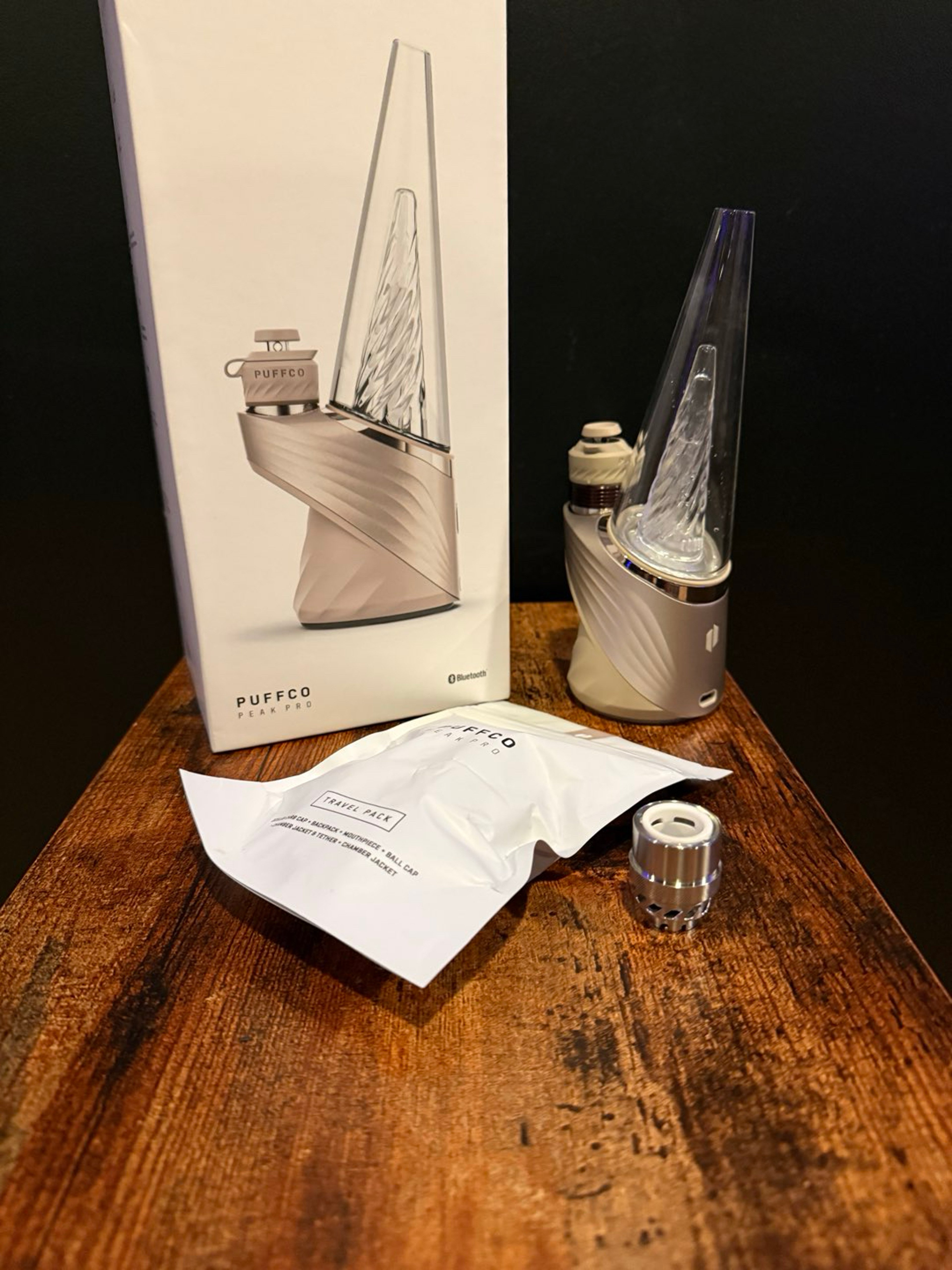 Puffco Peak Pro Desert (5 Dabs) + 3DXL + Travel Pack image 0