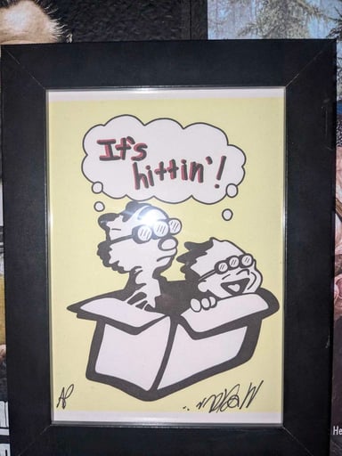 Preview pic of Wookerson Artist Proof Print "It's Hittin!"
