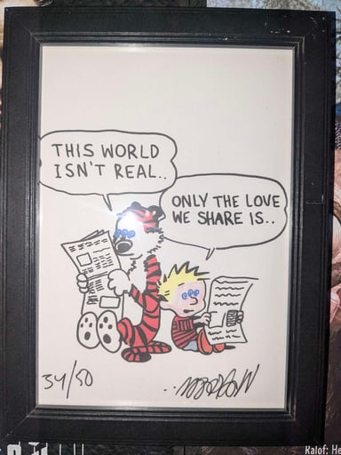 Preview pic of Wookerson Print "This World Isn't Real"