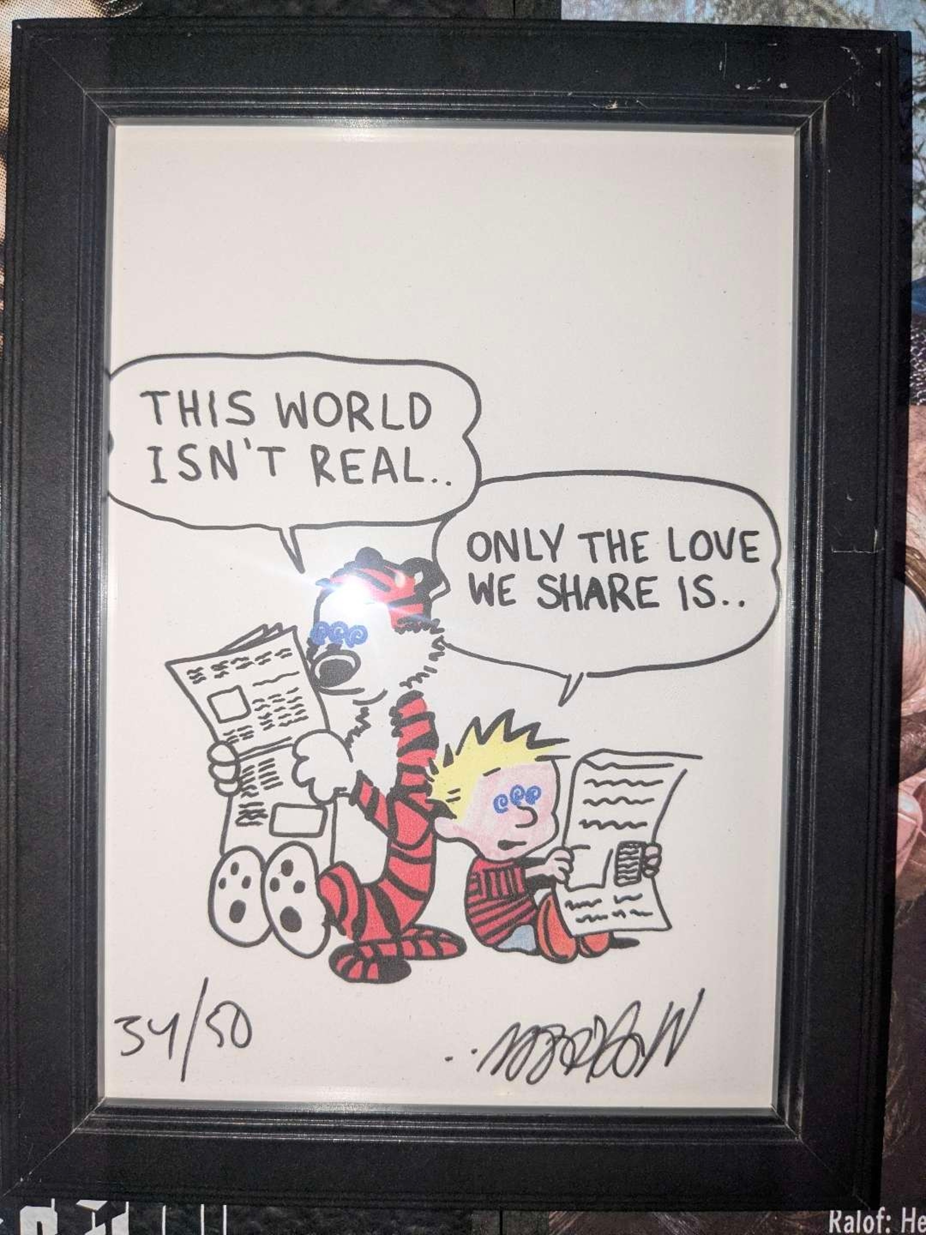 Preview pic of Wookerson Print "This World Isn't Real"