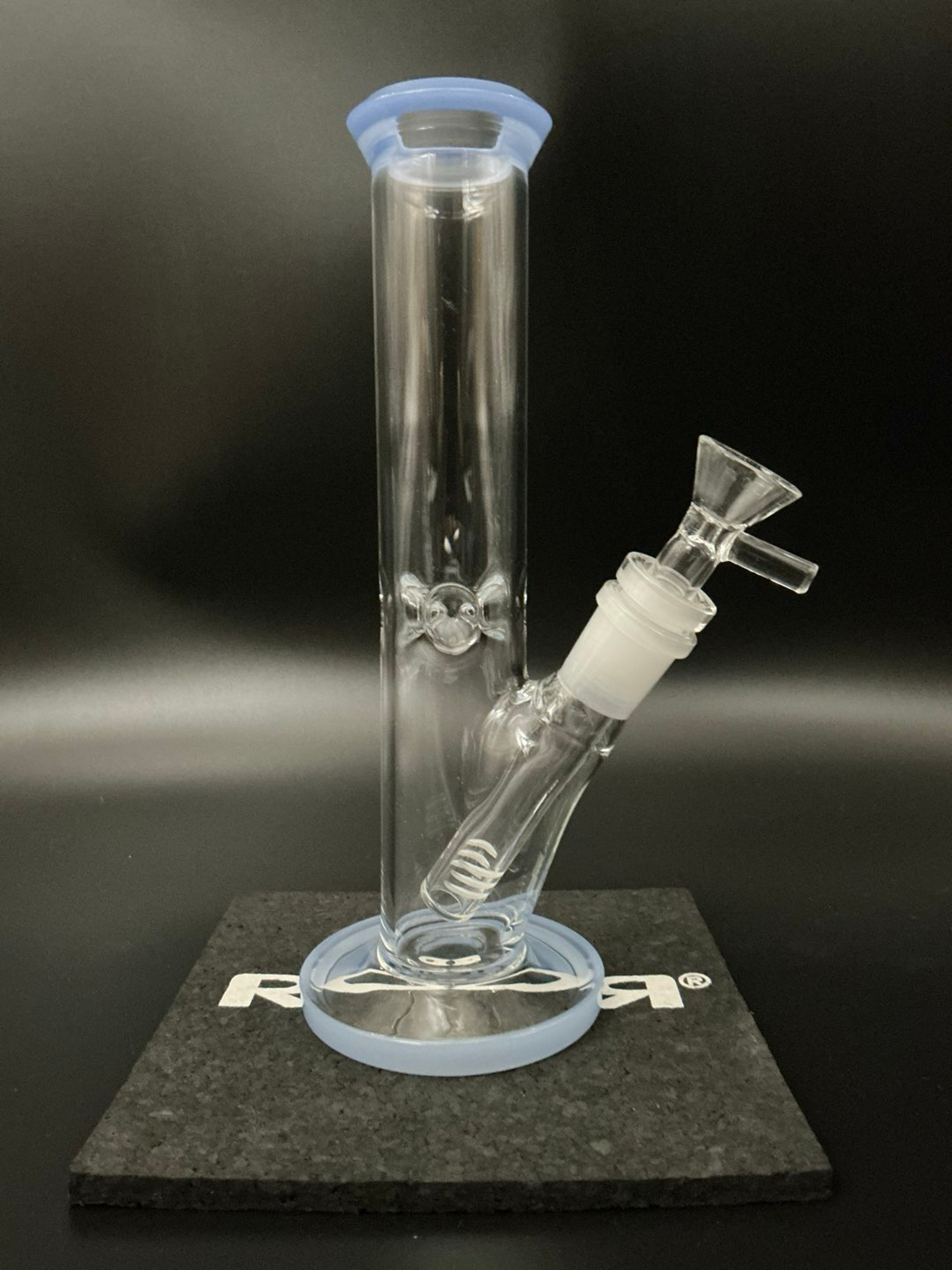 Preview pic of Colored Rim Straight Shooter Bong