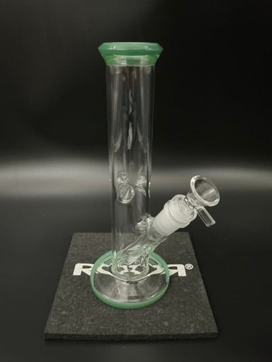 Preview pic of Colored Rim Straight Shooter Bong