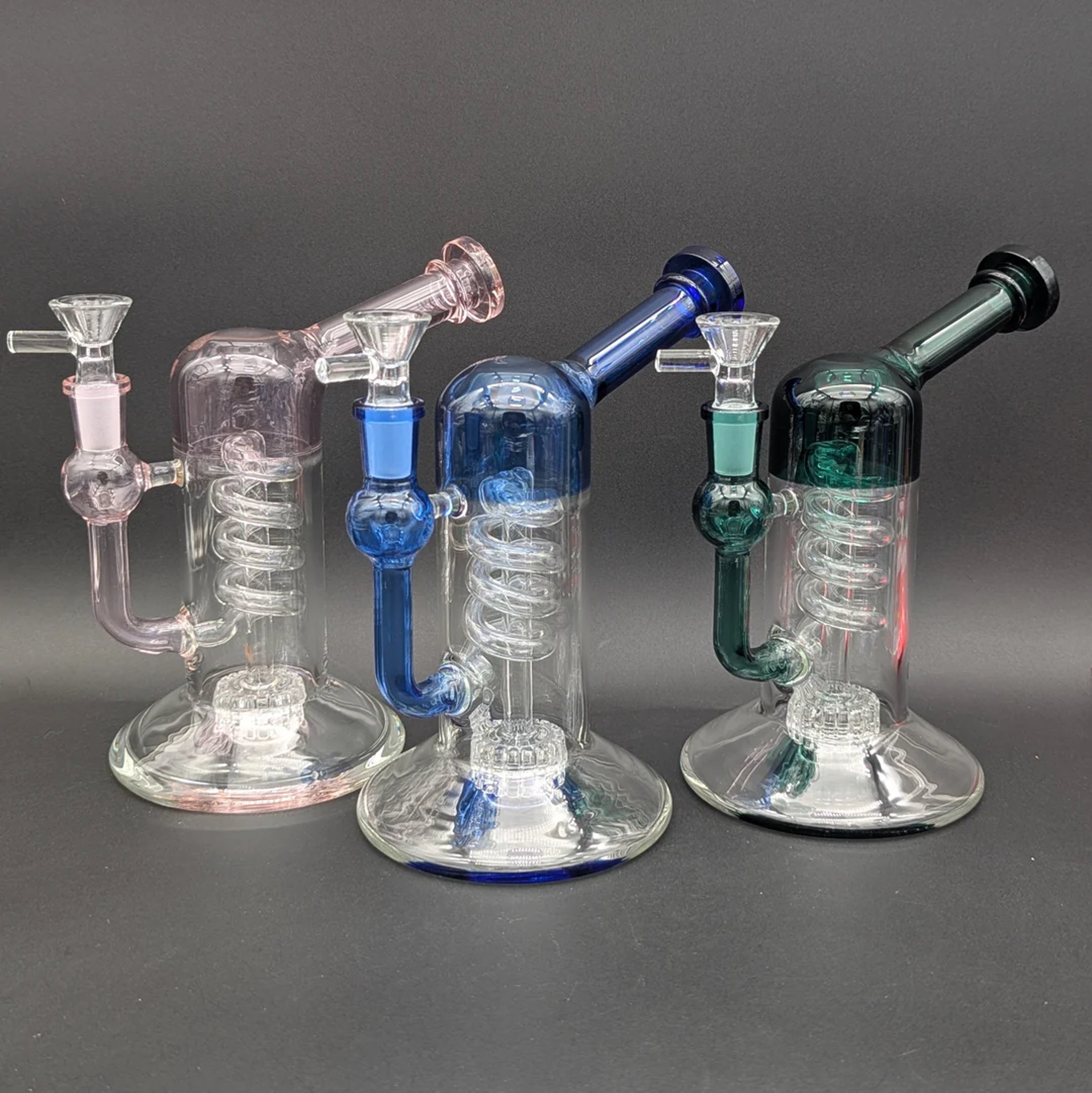 Preview pic of 7" MATRIX COIL BENT NECK WATER PIPE