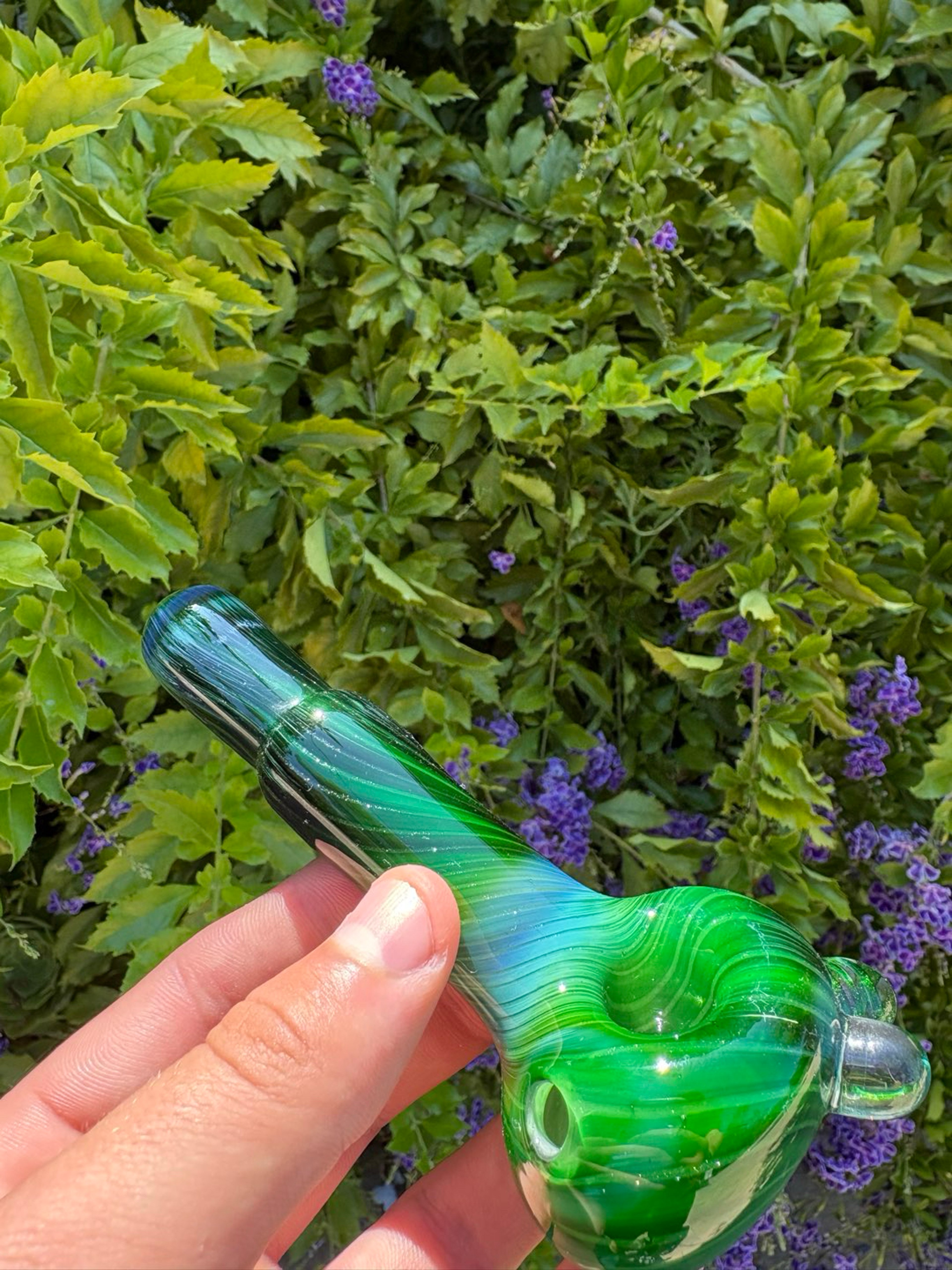Preview pic of Green Money Spoon Pipe