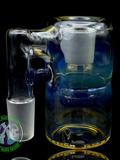 Preview pic of Fluid Glass - Ash Catcher #12 - 18mm Blue Blizzard