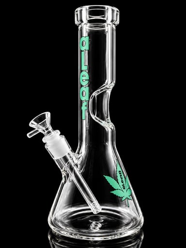 Preview pic of aLeaf 13.5” Beaker Bong – Thick Glass Water Pipe with 14mm Bowl & Downstem