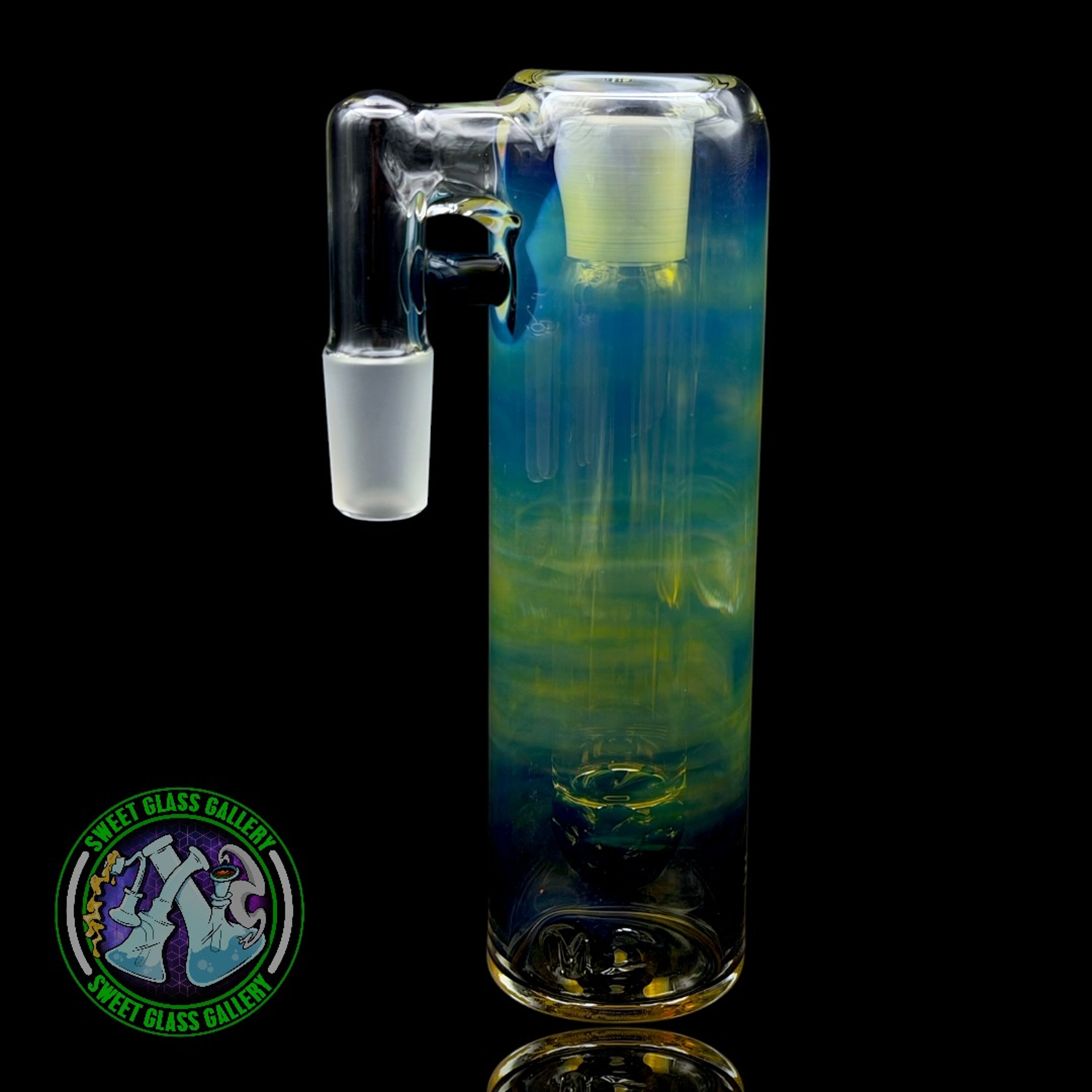 Fluid Glass - Ash Catcher #18 - 18mm Peacock image 0