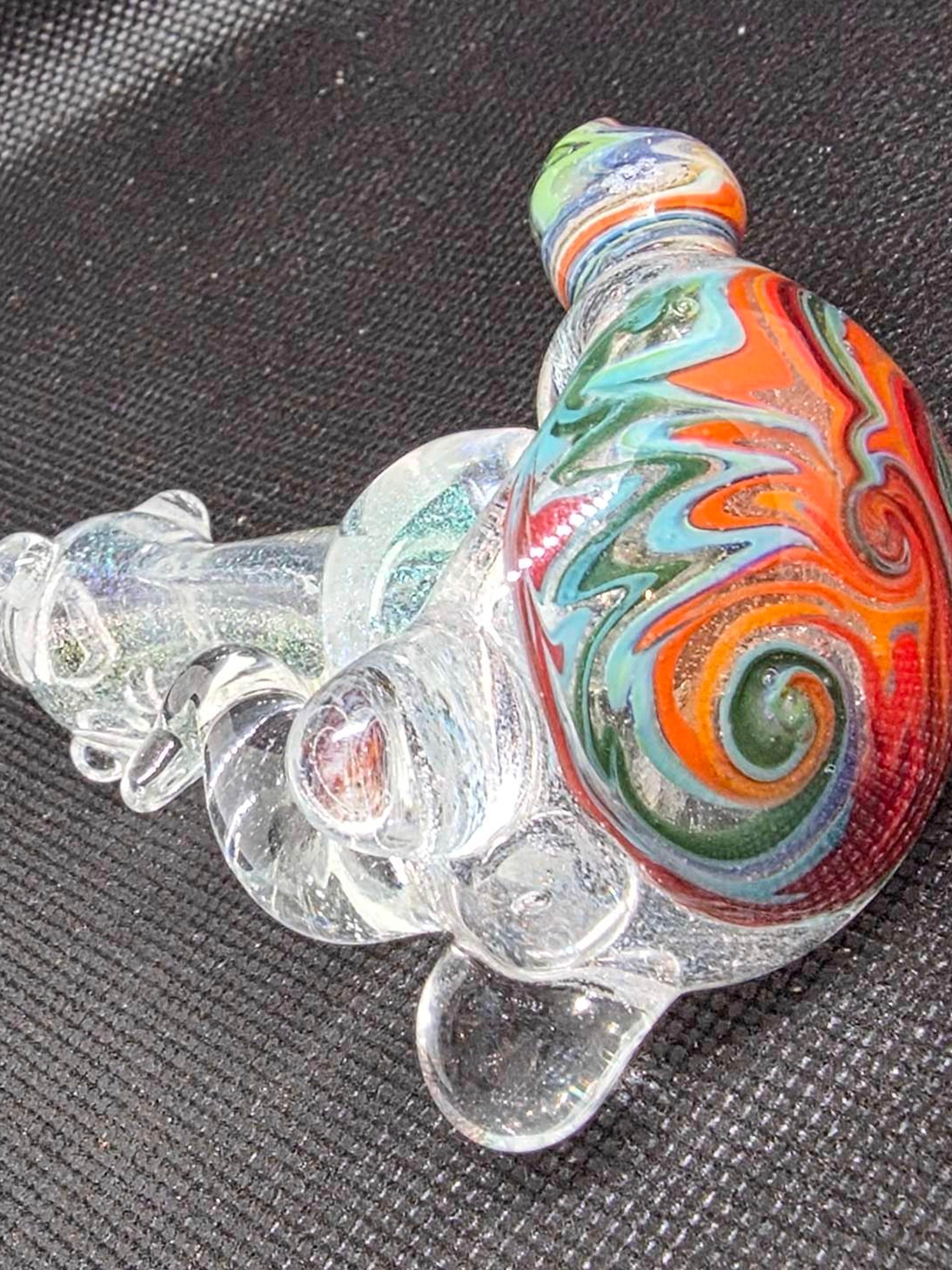 Preview pic of Shitstack glass dichro with wigwag and horn