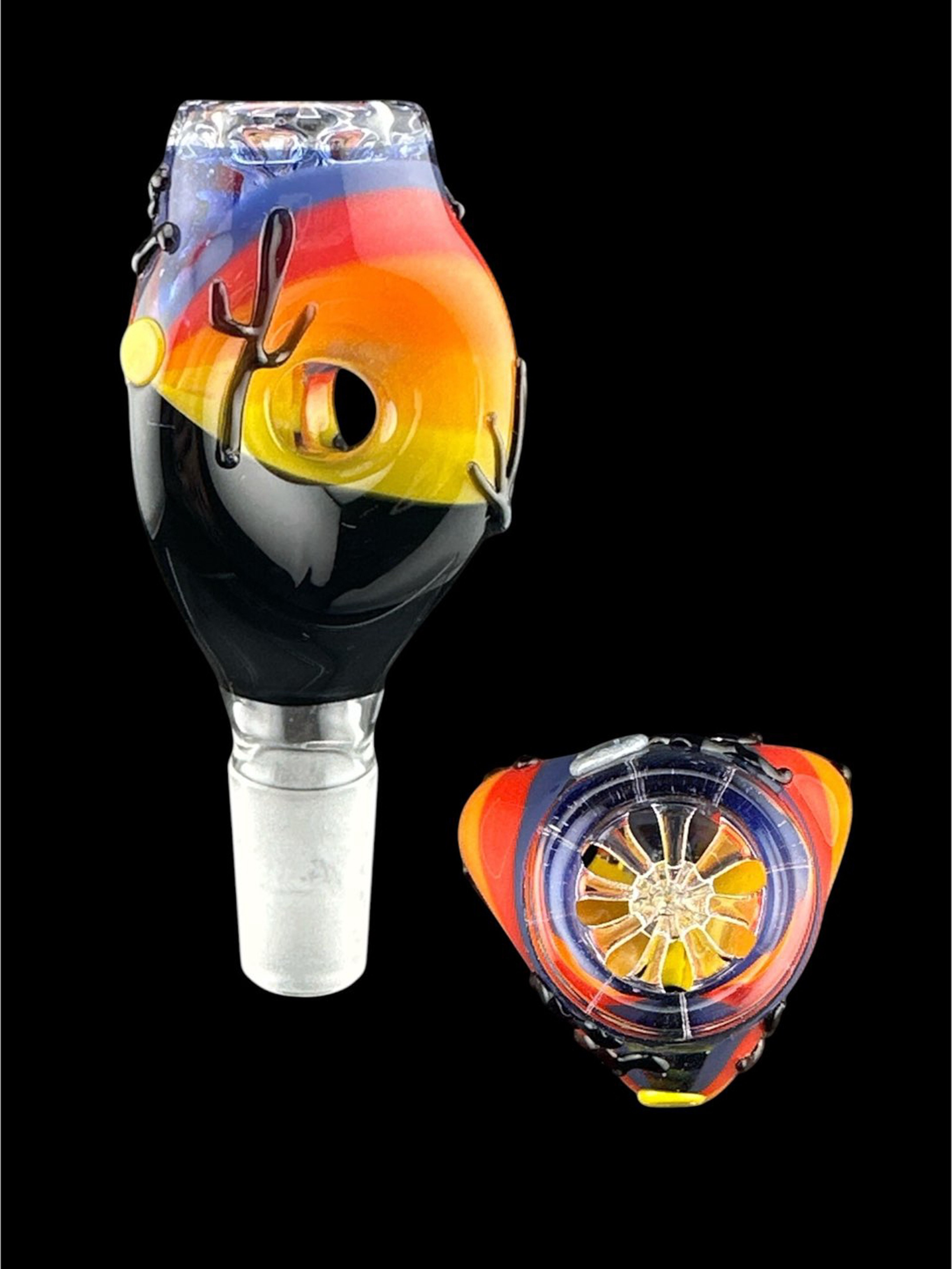 Preview pic of Brand New Ben Wilson Triple Donut Desert Scene Screen Slide 14mm