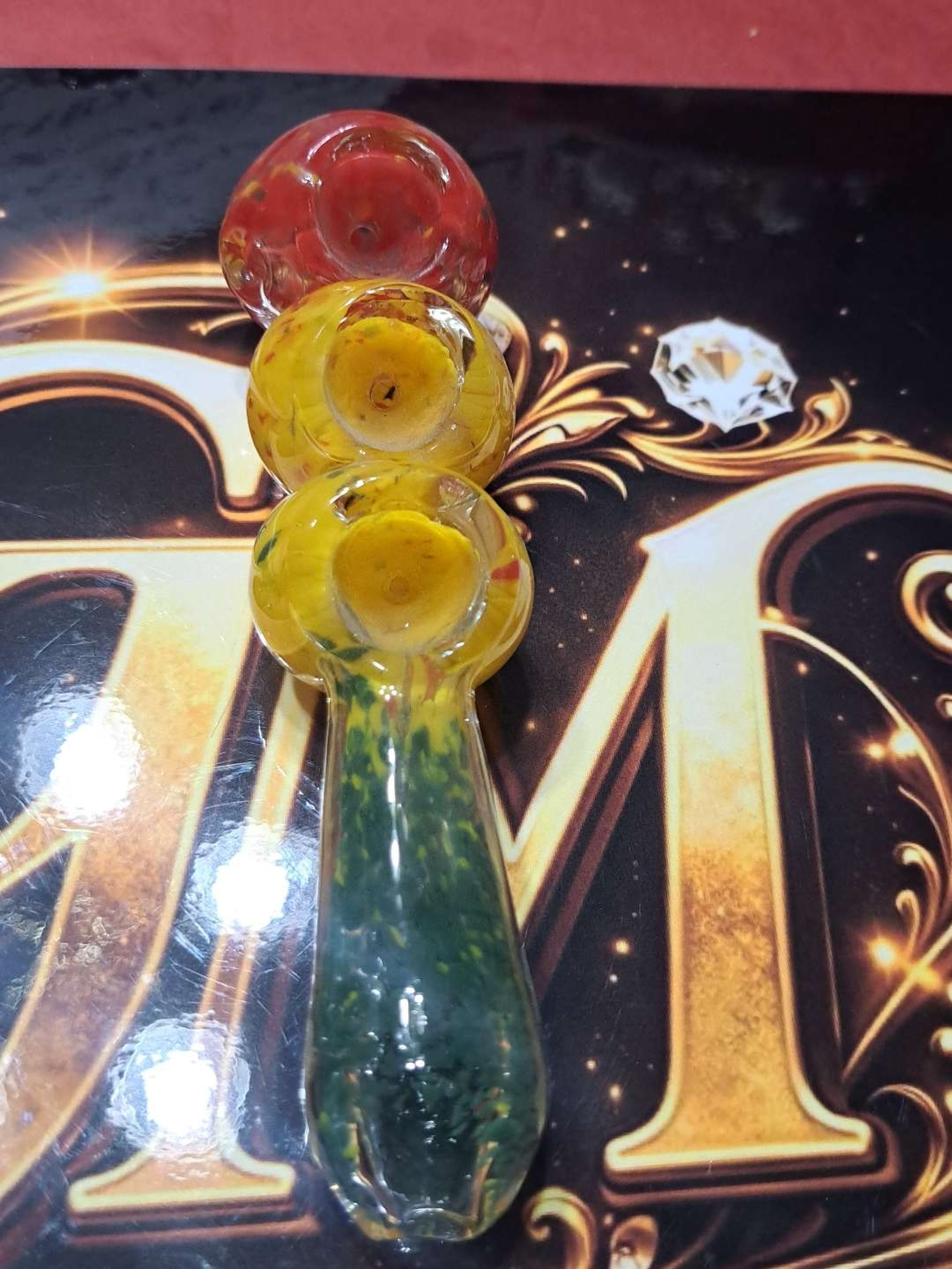 Preview pic of Triple bowl inside out Heavy Spoon Rasta