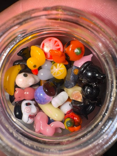 Preview pic of Demateo Glass Assorted Pearls x5 Pack