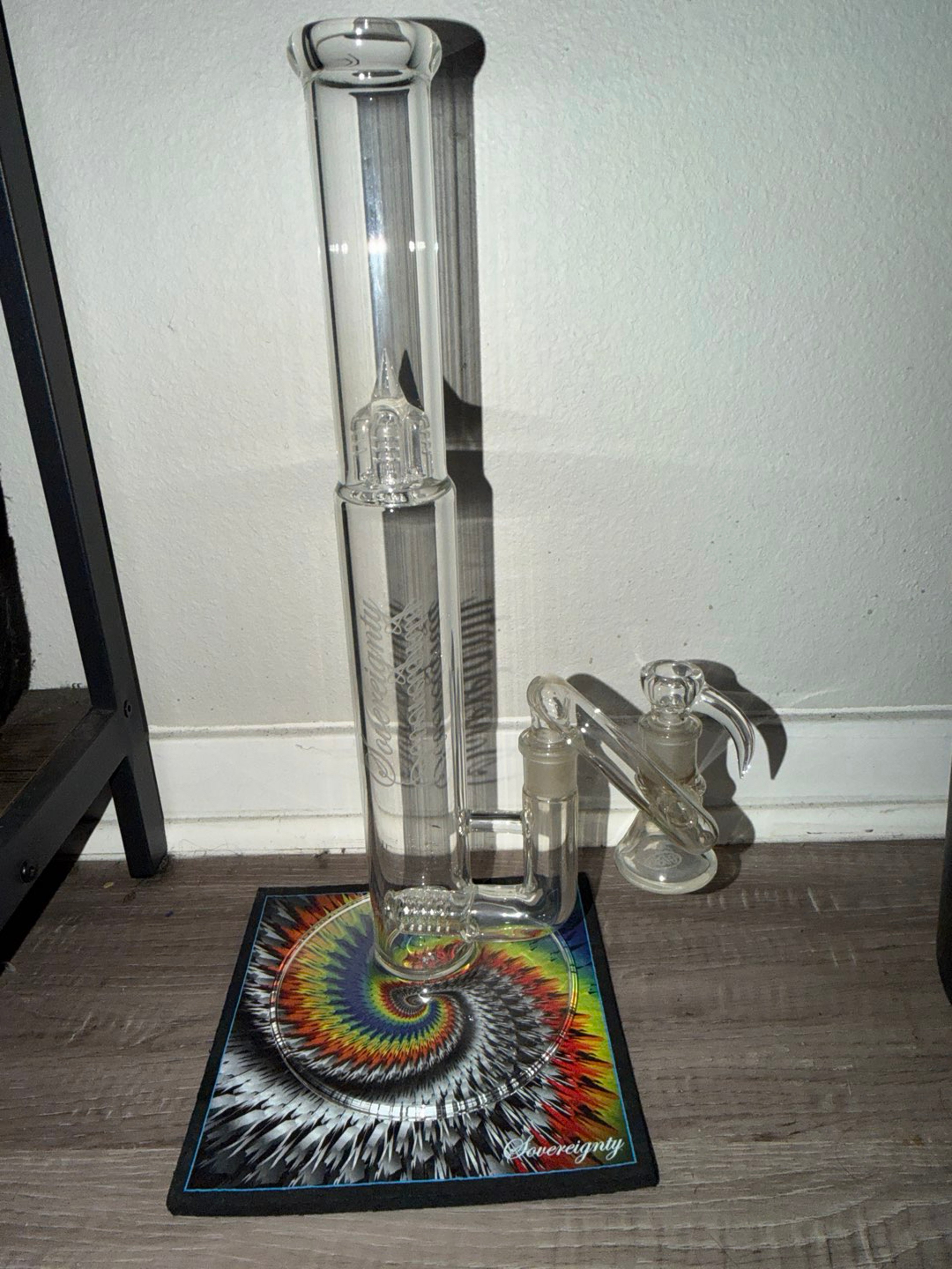 Preview pic of Stemline upgrid pawn with dry catch mood mat and 3 hole slide stand