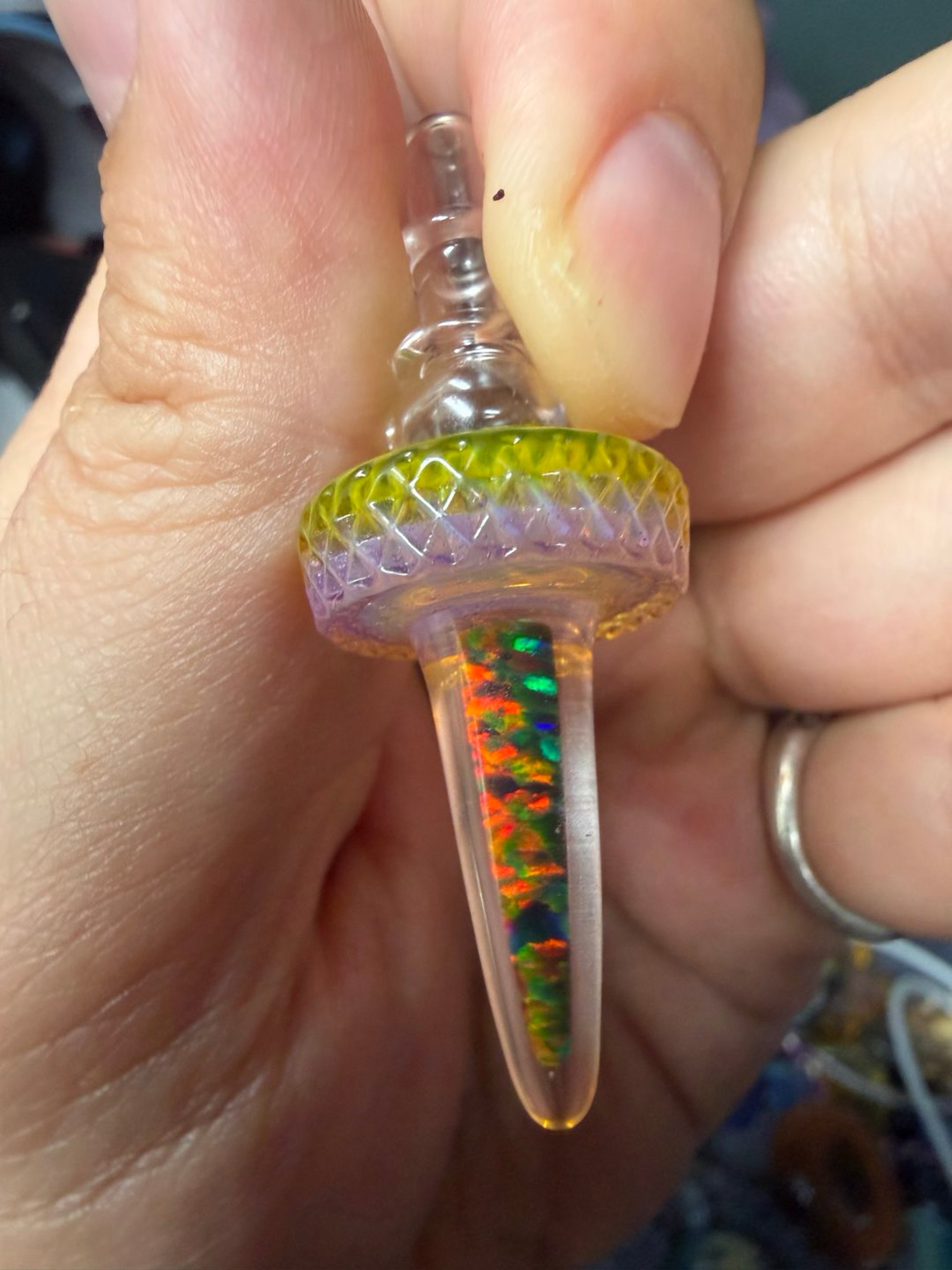 Preview pic of Coosworld Black Opal Joystick for Puffco