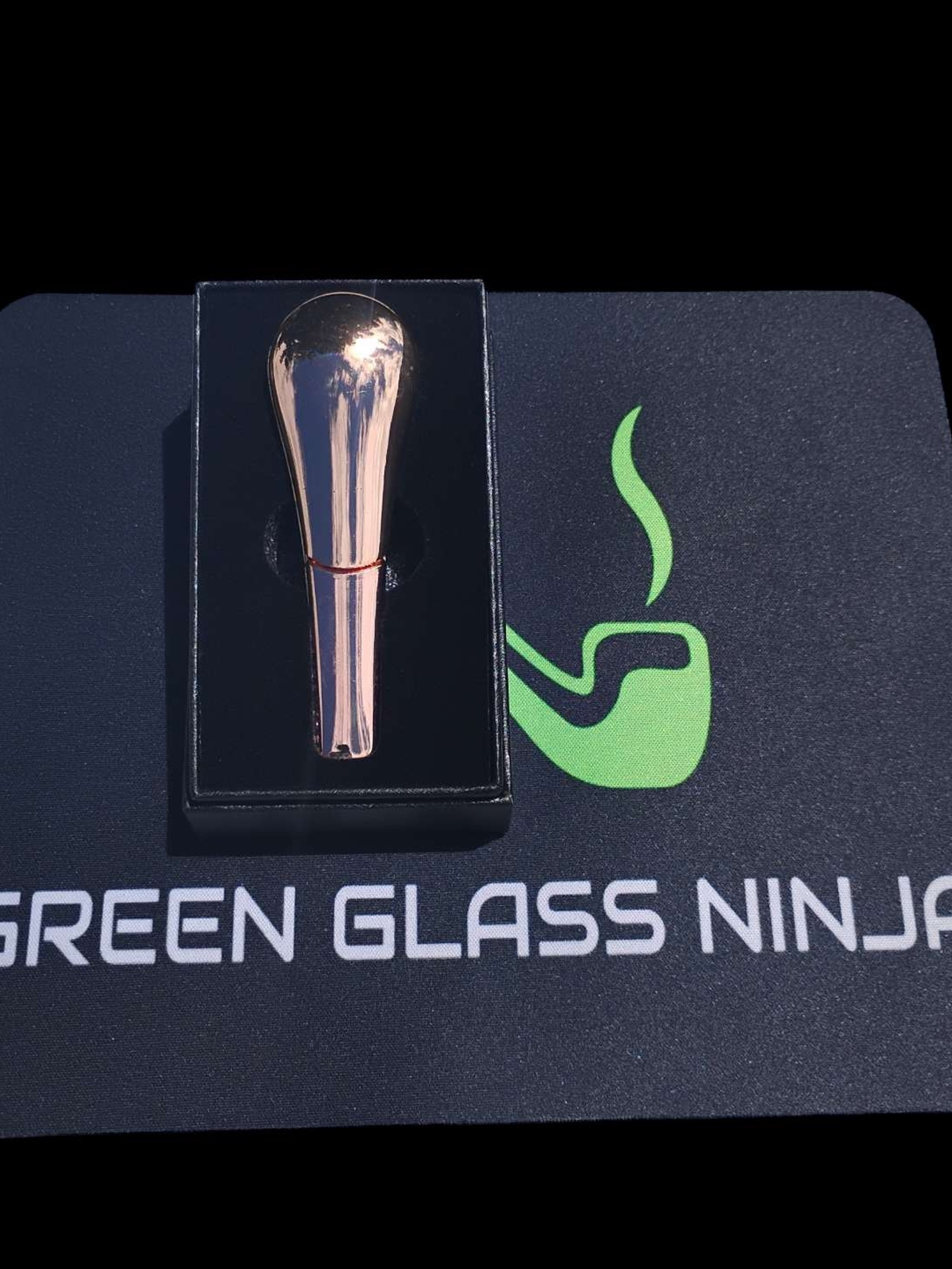 Preview pic of Rose Gold Metal Pipe Magnetic Swivel Top