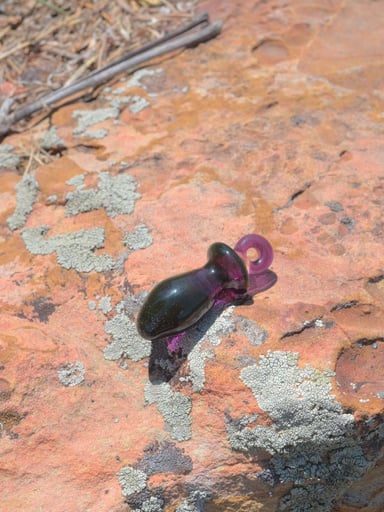 Preview pic of gold amethyst butt plug pendy
