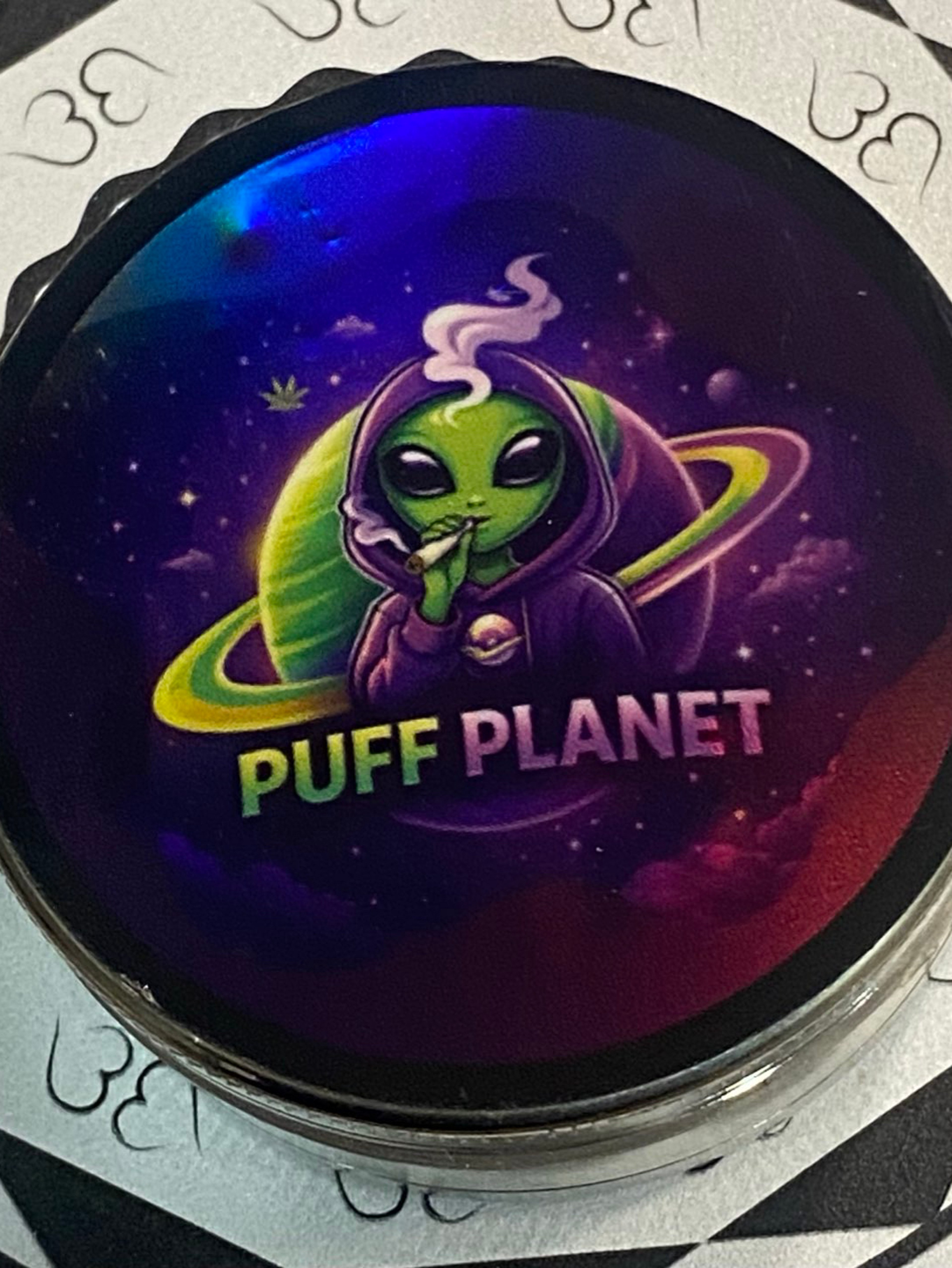 Preview pic of Puff Planet 2 inch 3-piece metal grinder