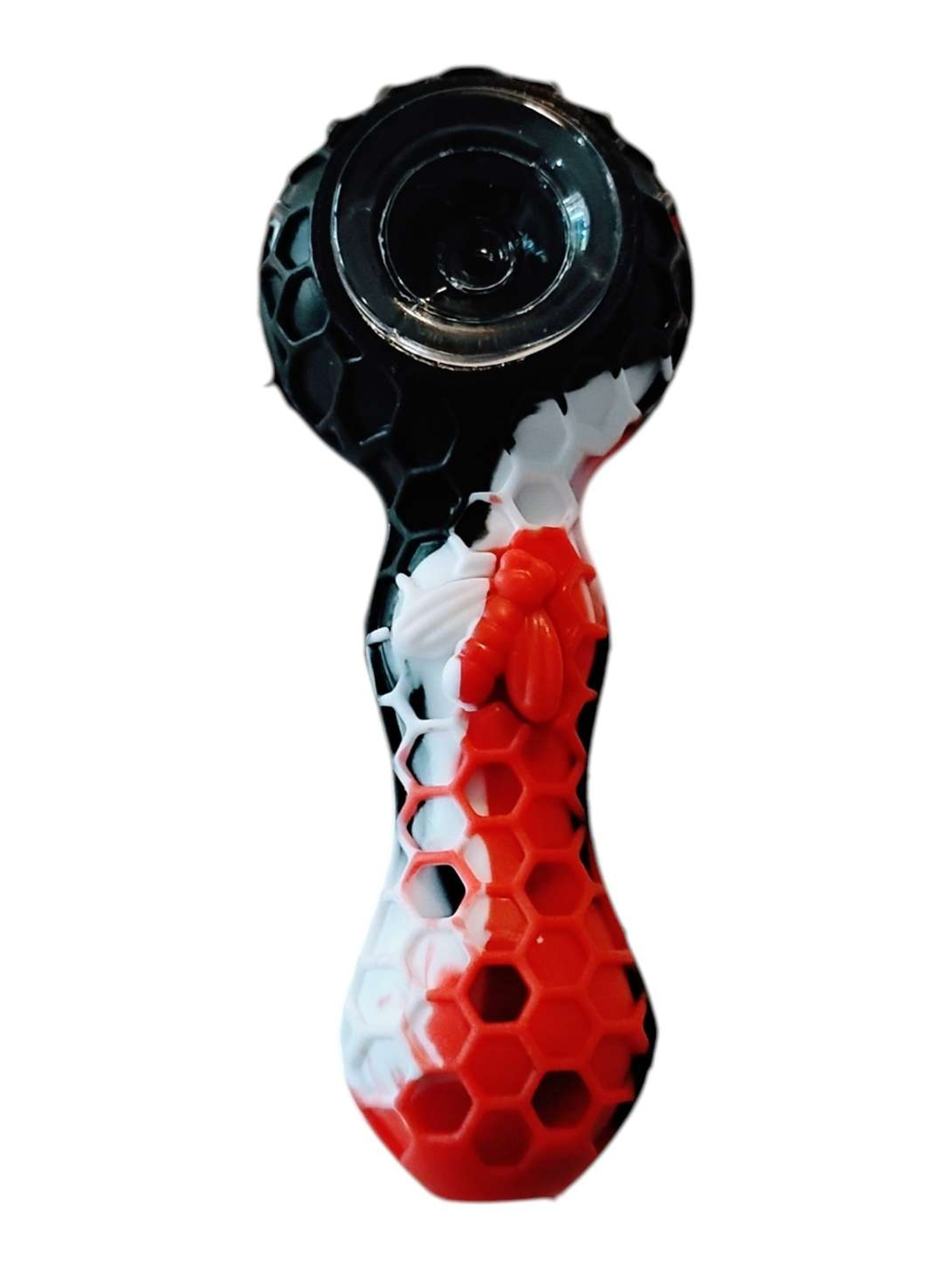 Preview pic of Red Black Honeybee Pipe Storage & Utensil