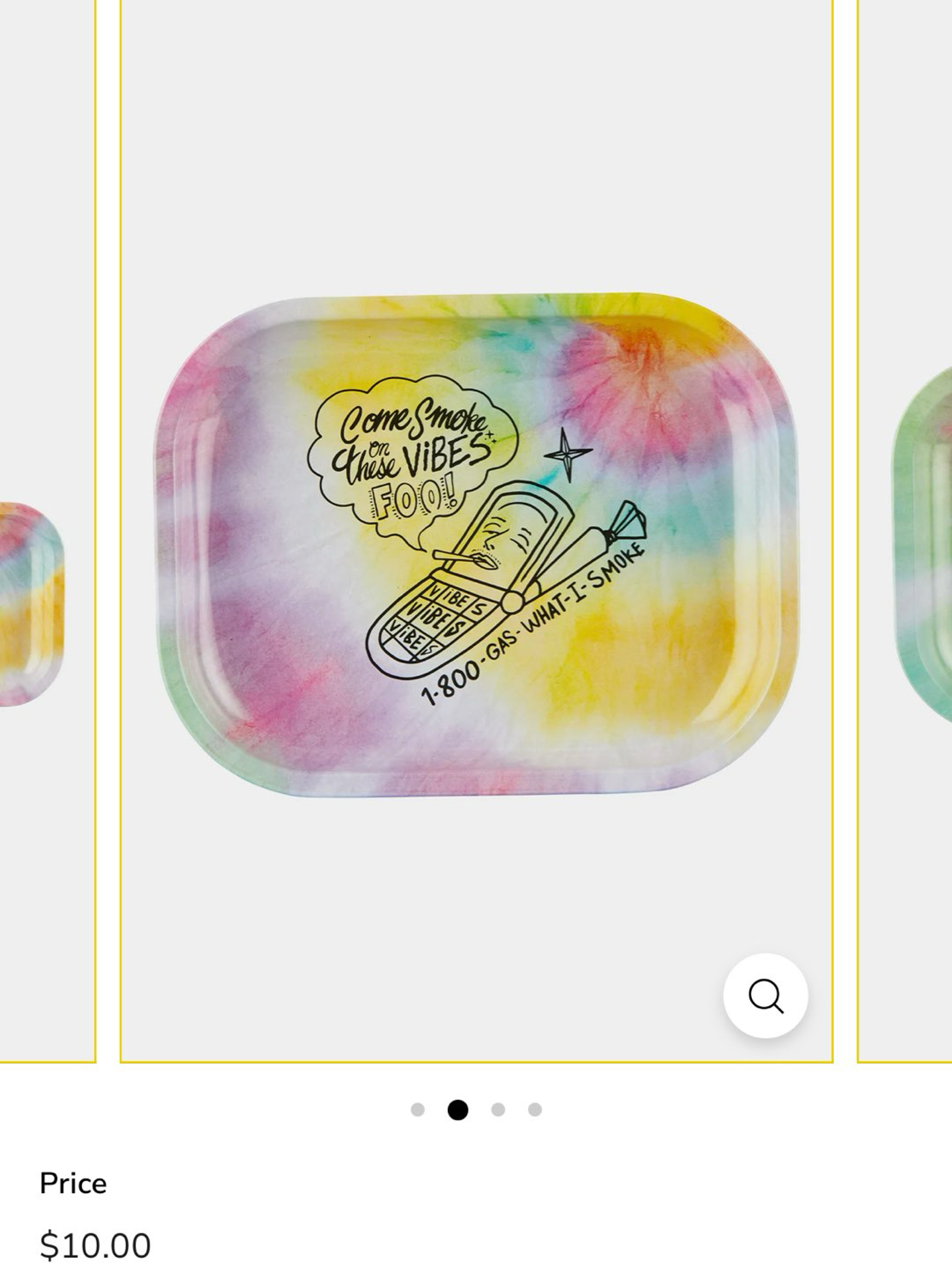Preview pic of VIBES 1-800 WHAT I SMOKE ROLLING TRAY