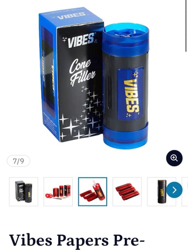 Preview pic of VIBES - Cone Filler - 3-or-1 - Blue