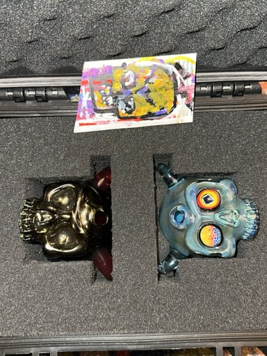 Preview pic of 2 Sweeney Kapala Skulls