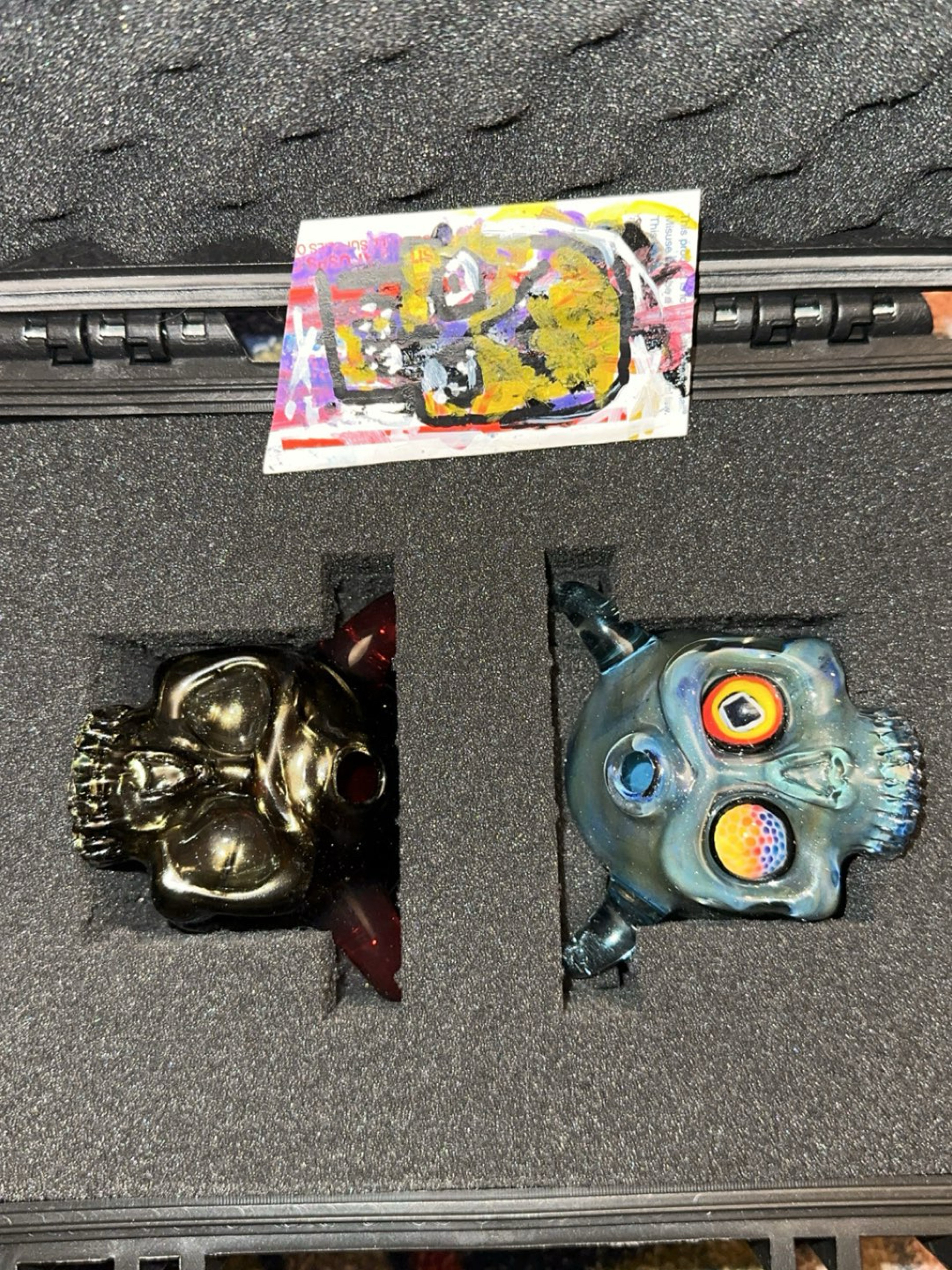 Preview pic of 2 Sweeney Kapala Skulls