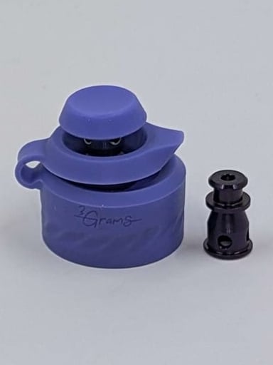 Preview pic of Puffco Pro Custom Purple Joystick Cap With Purple Anodized Joystick Attachment