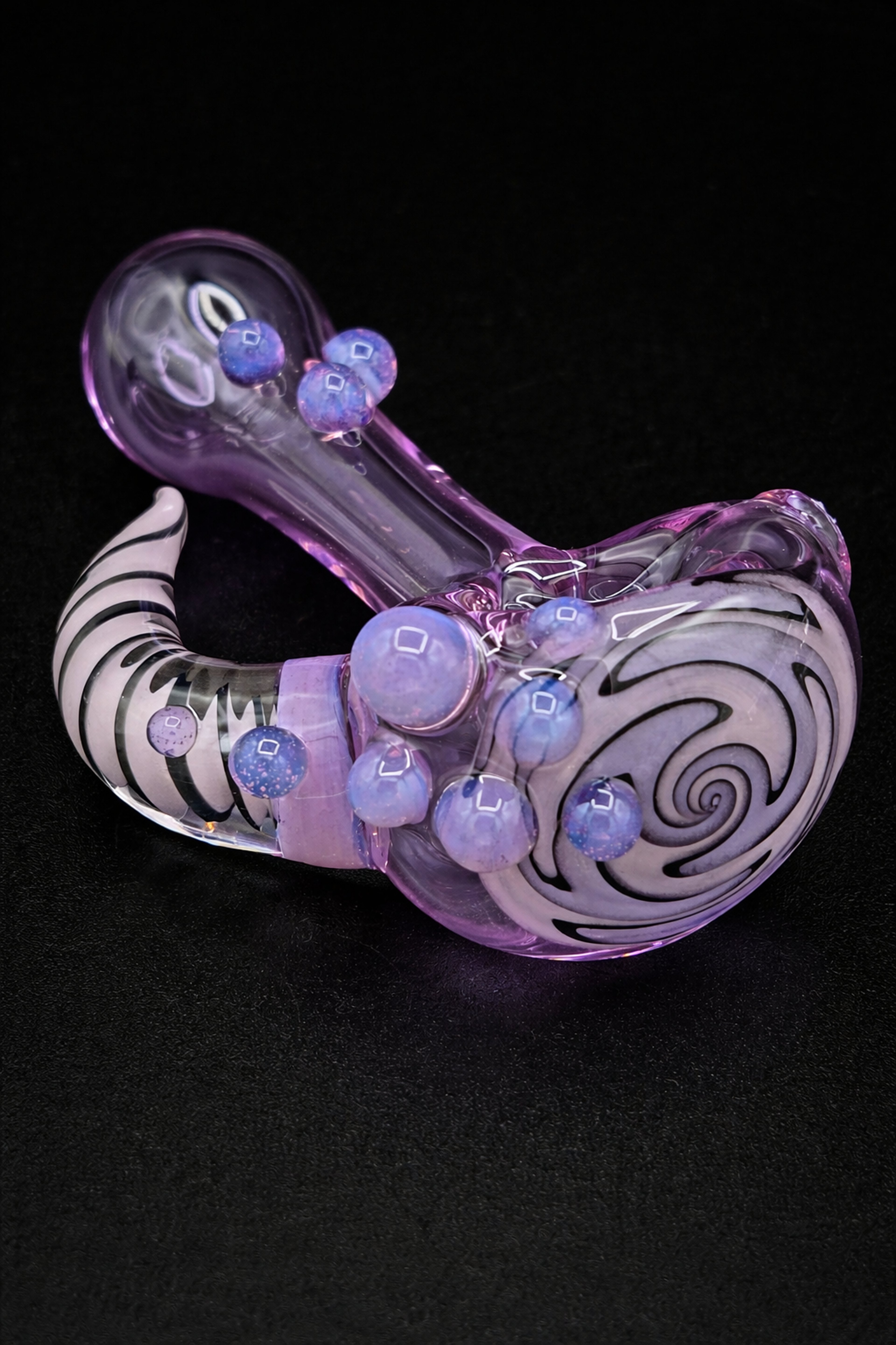 Preview pic of Purple X Pink Wig Wag Pipe With Horn