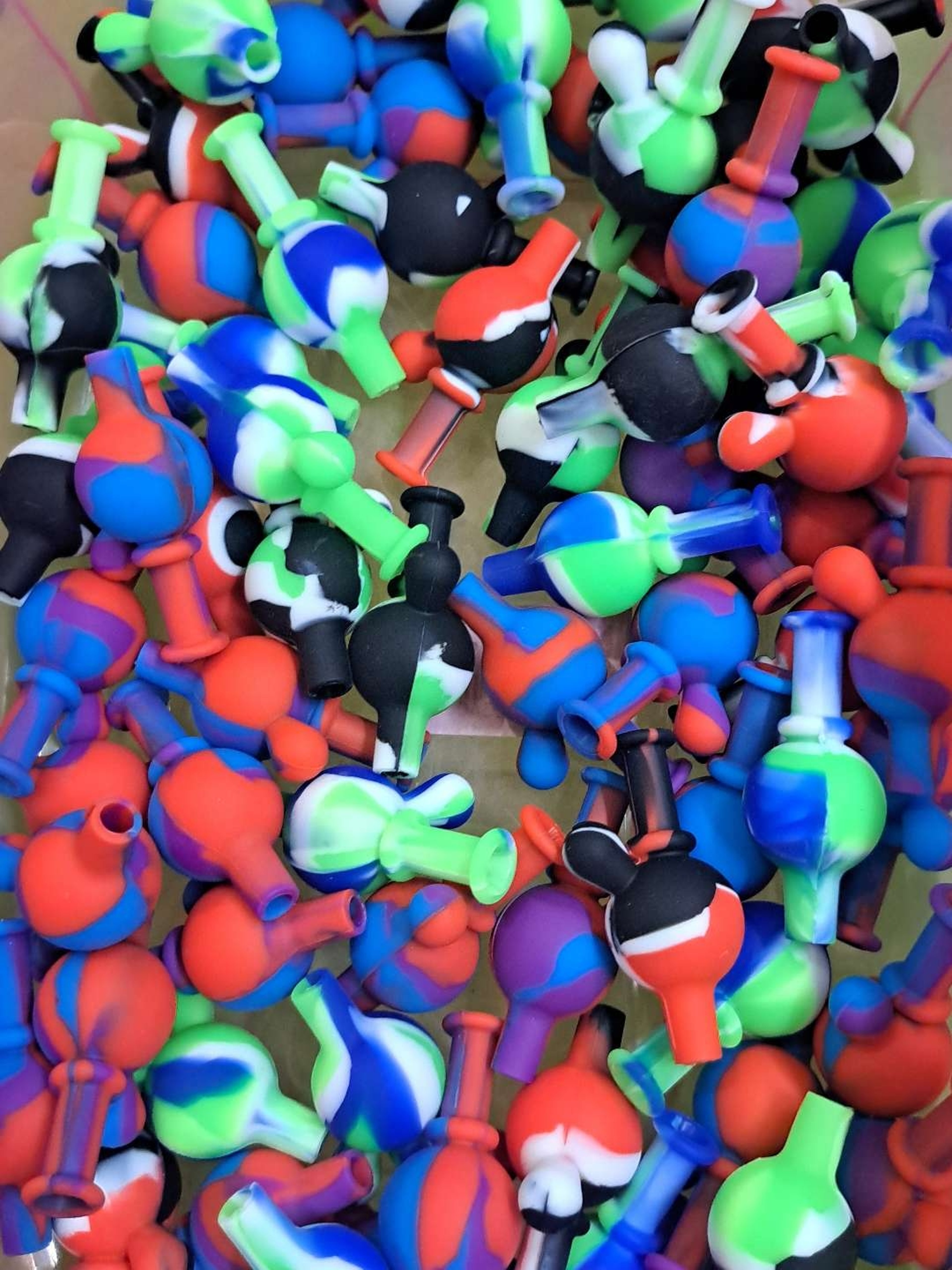 Silicone carb cap assorted colors image 0