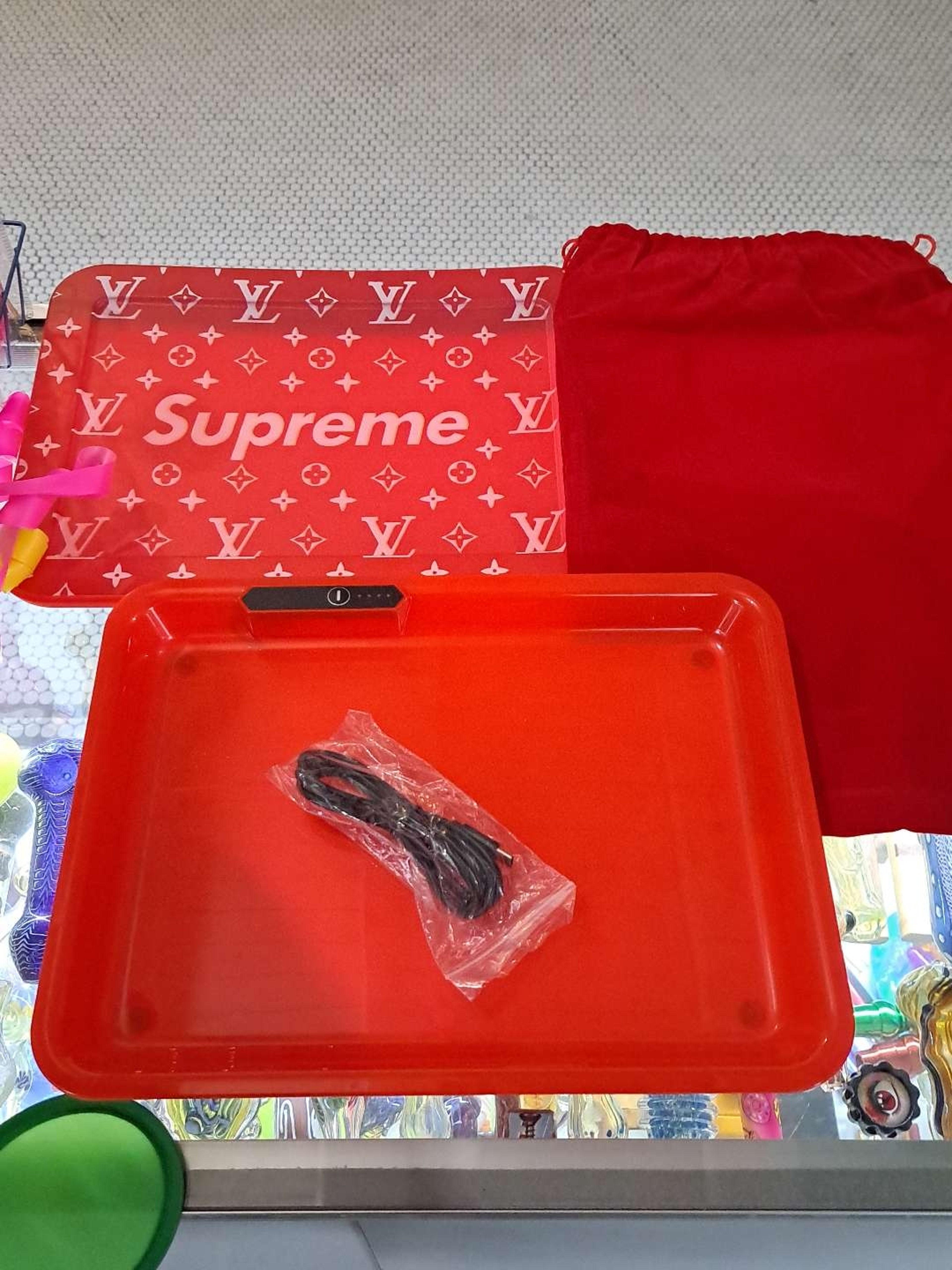 Preview pic of Supreme or LV Light up Rolling Tray