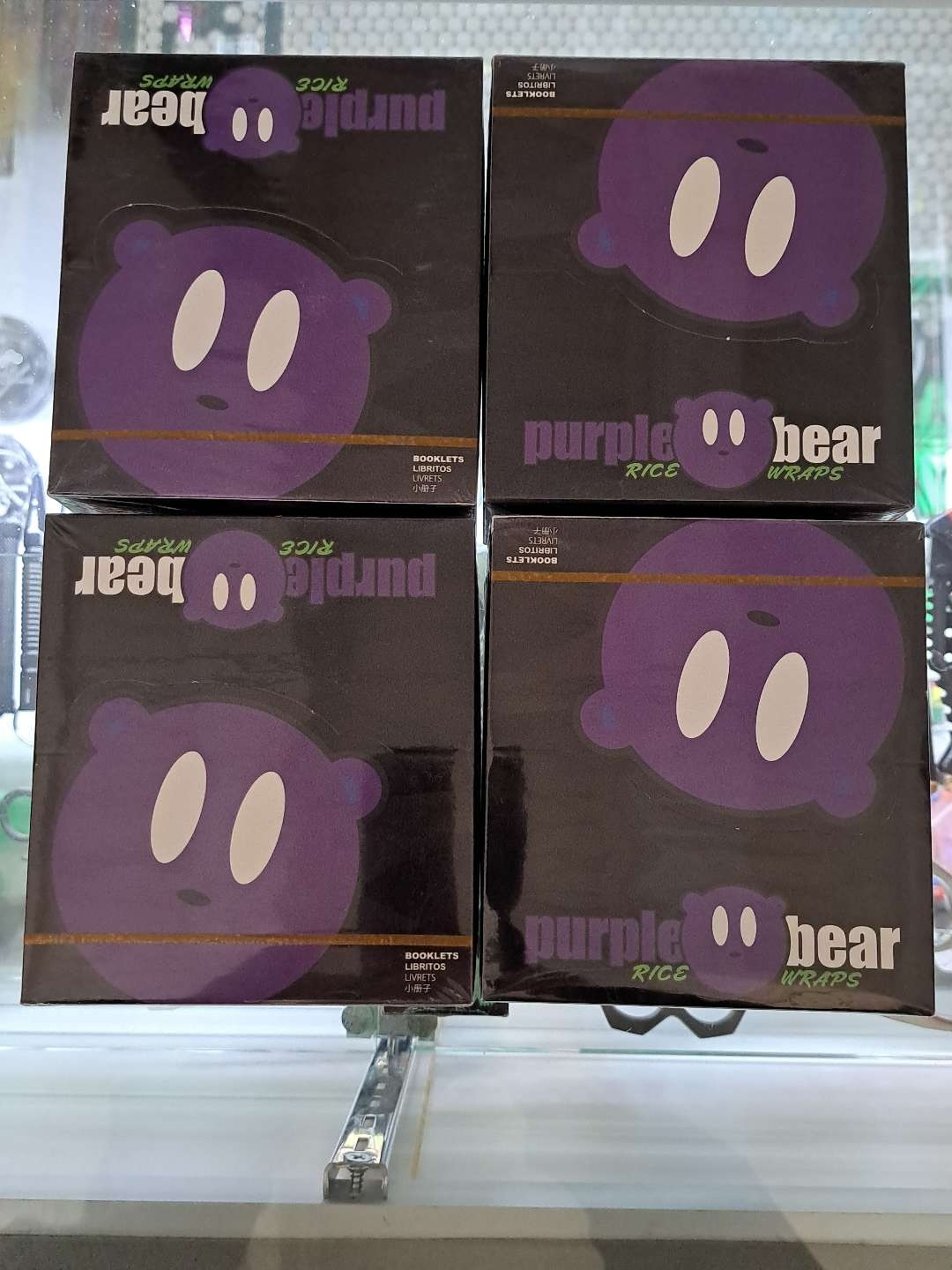 Purple Bear King Size Rice Papers 50 Books 1 box image 0