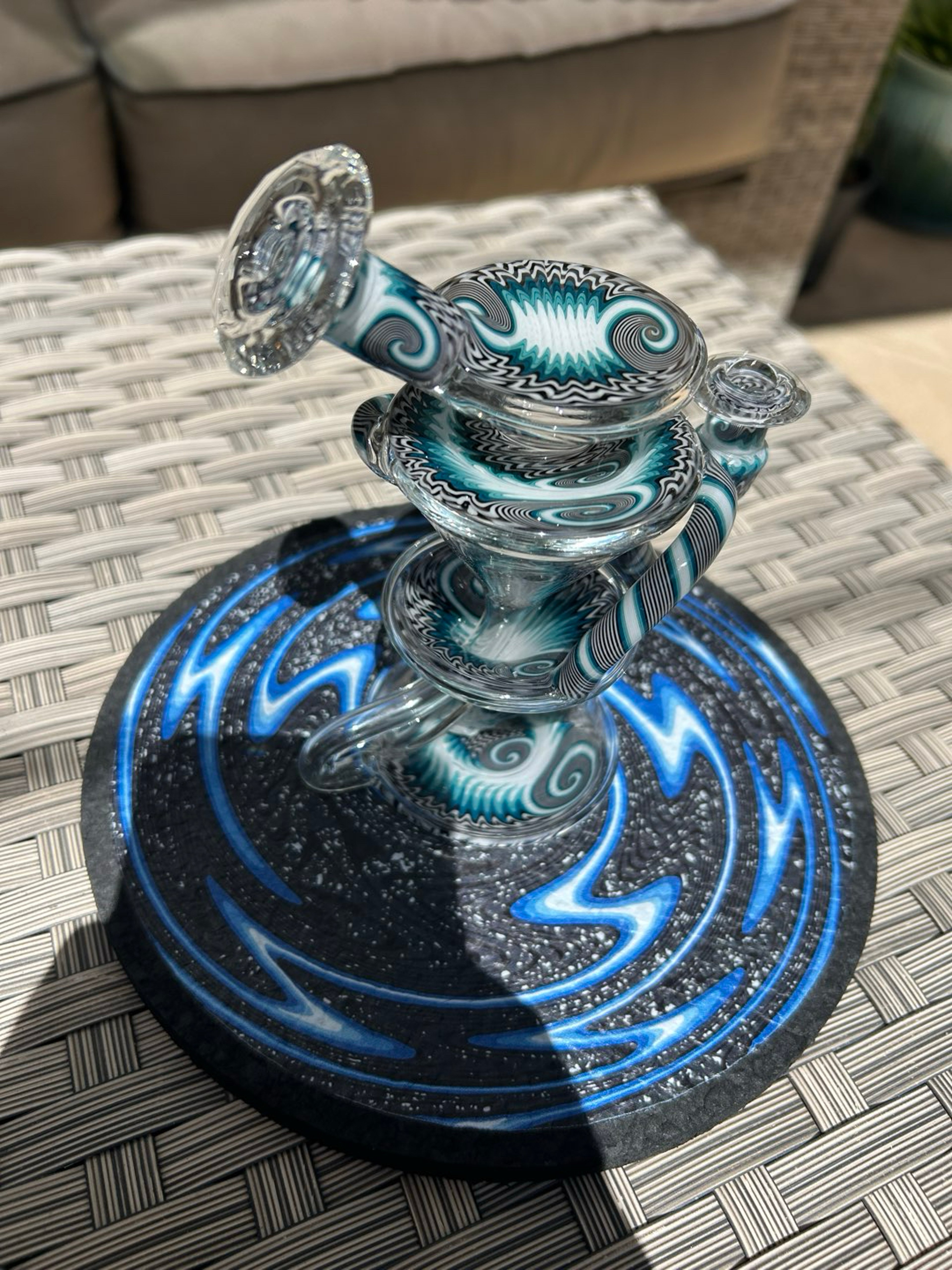 Preview pic of Captn Cronic worked recycler with a 7 hole