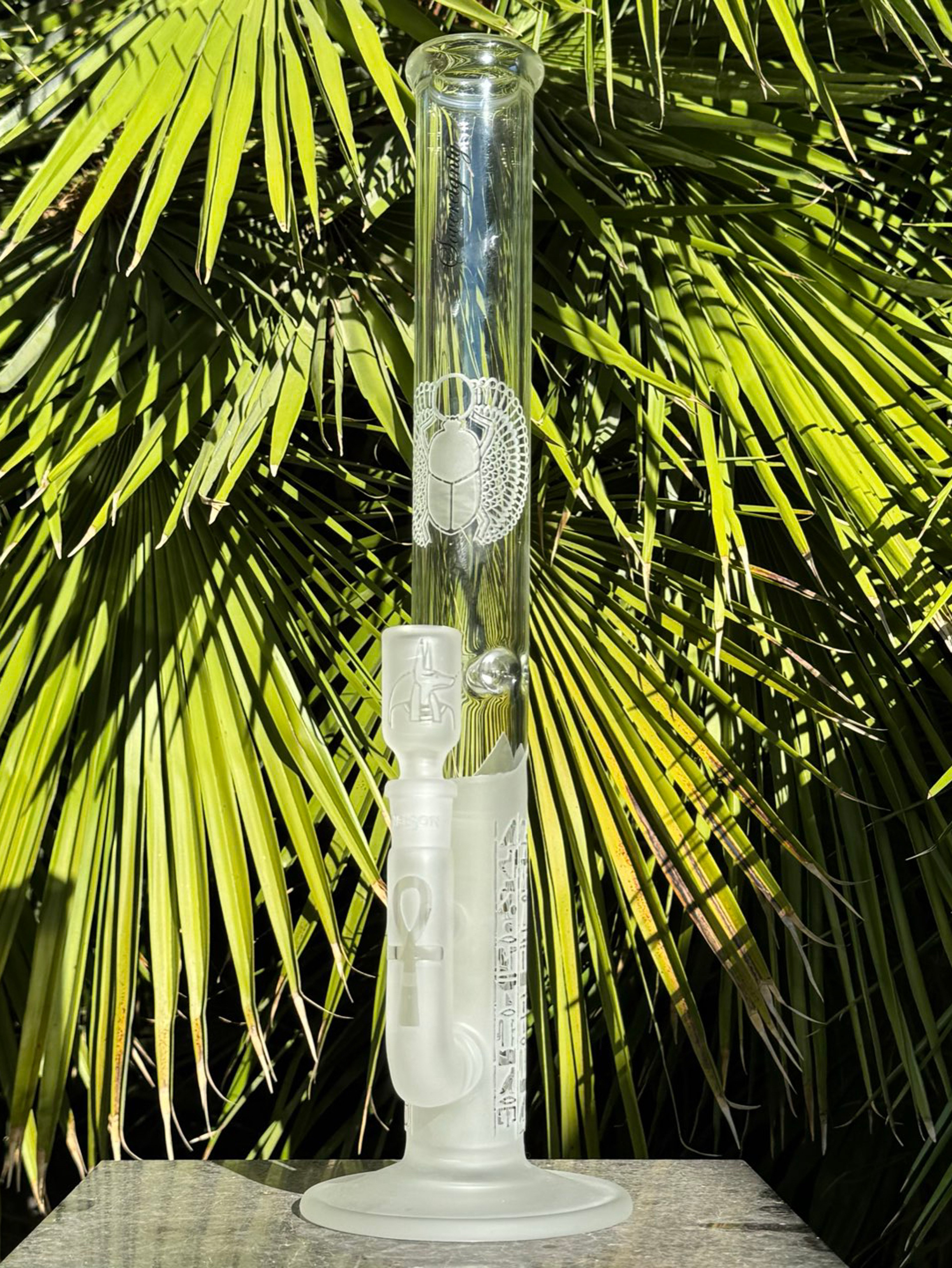 Preview pic of Pyramids of Giza Black Label Sovereignty Glass x Nelson Glass