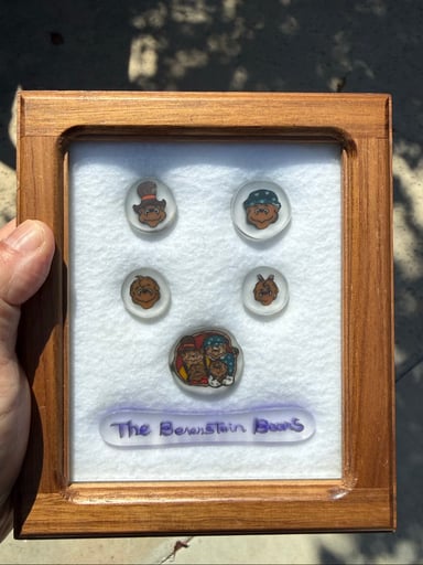 Preview pic of NO RESERVE Bernstein Bears Murrine Set