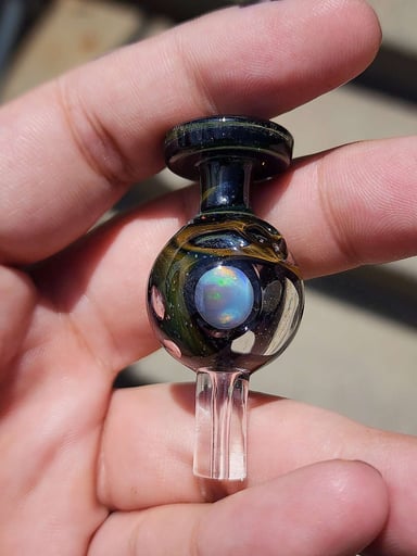 Preview pic of Soup Glass double opal cropal wormhole cap