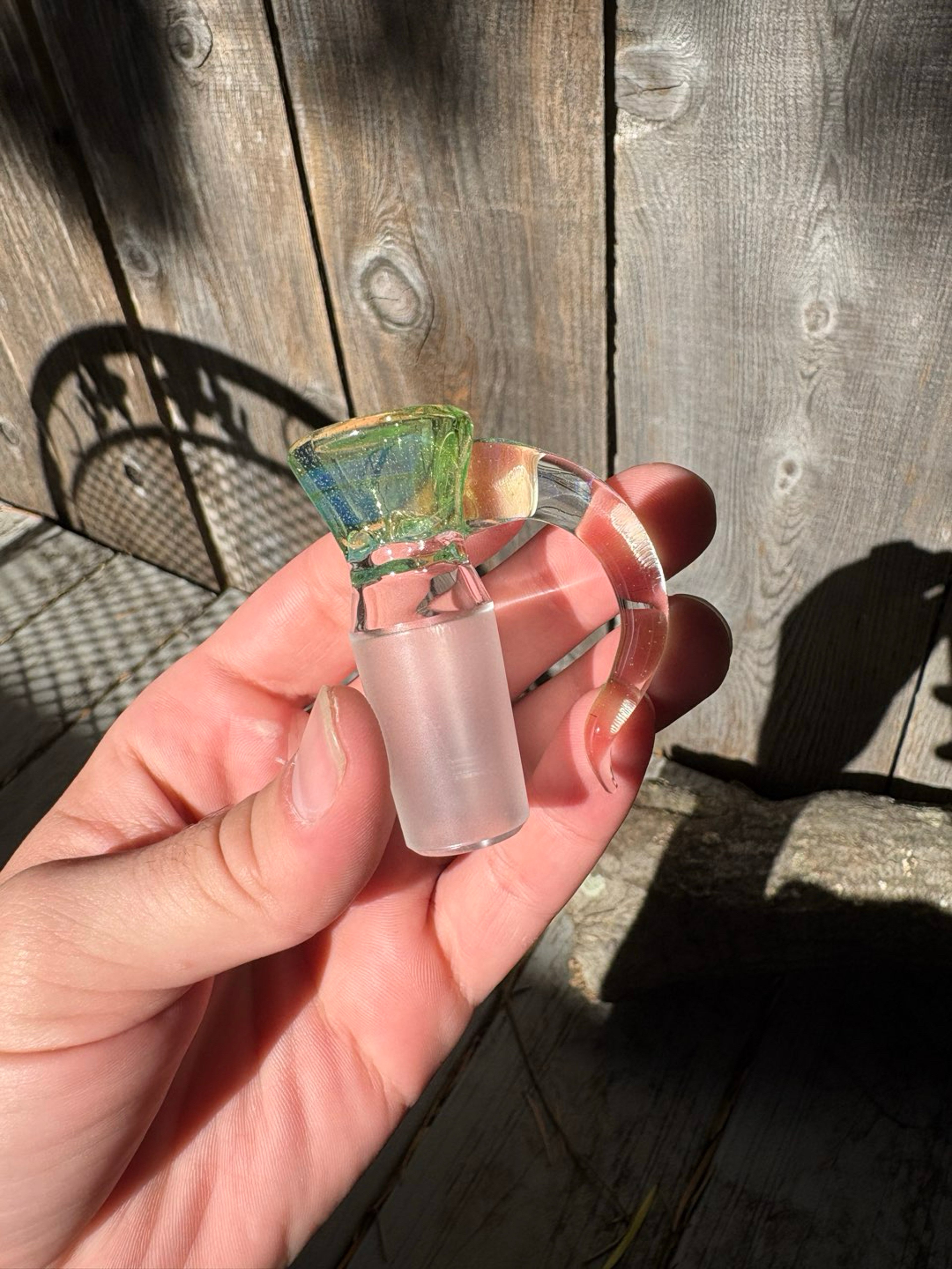 Transparent Green Strike 18mm 4 hole slide image 0