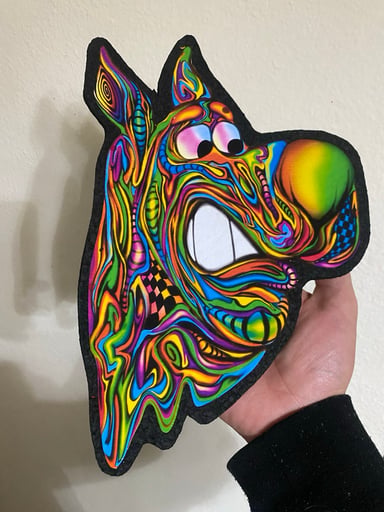 Preview pic of Trippy scooby mat