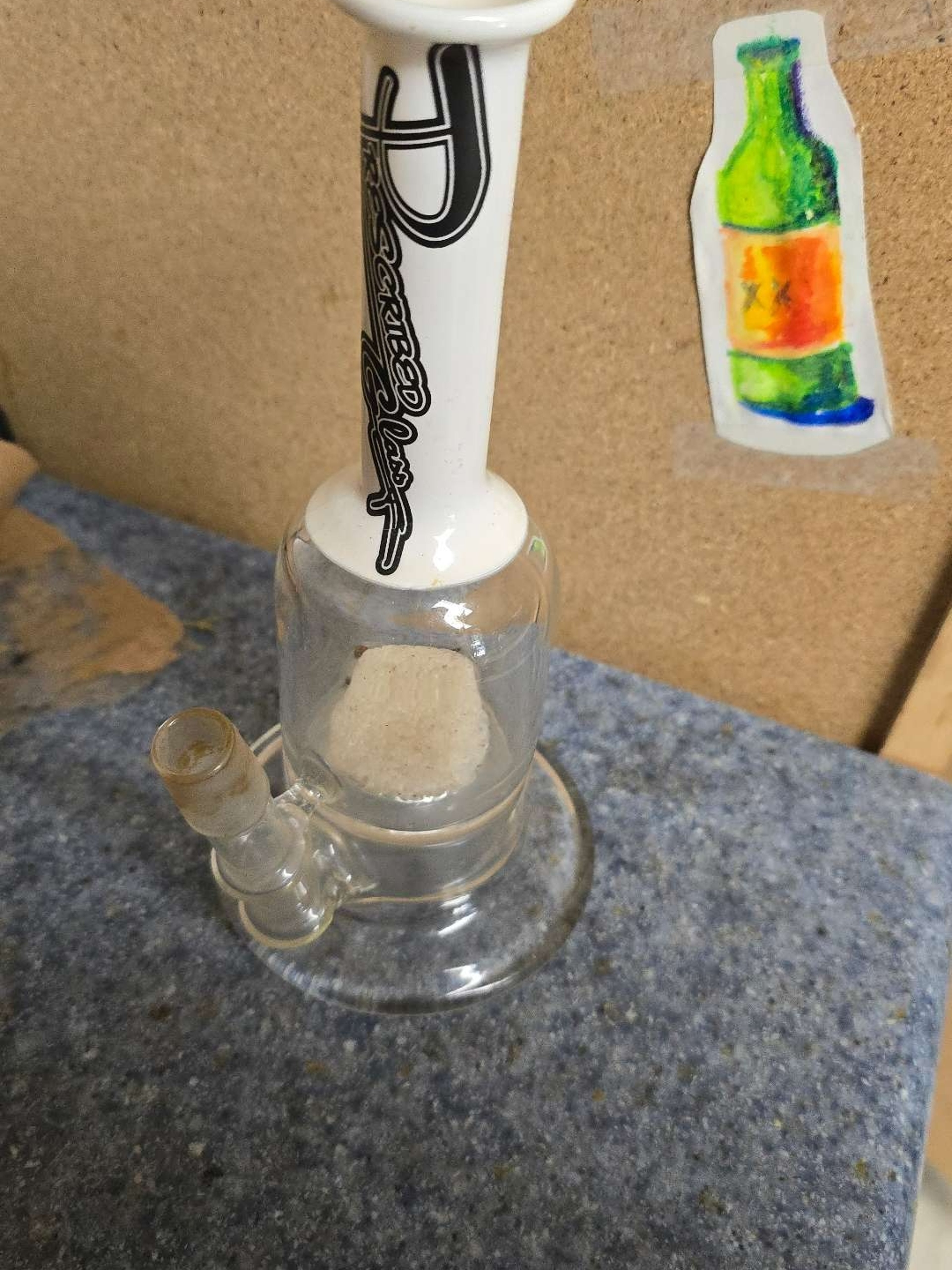 Prescribed Glass fritted disc Oil Rig Bubbler image 0