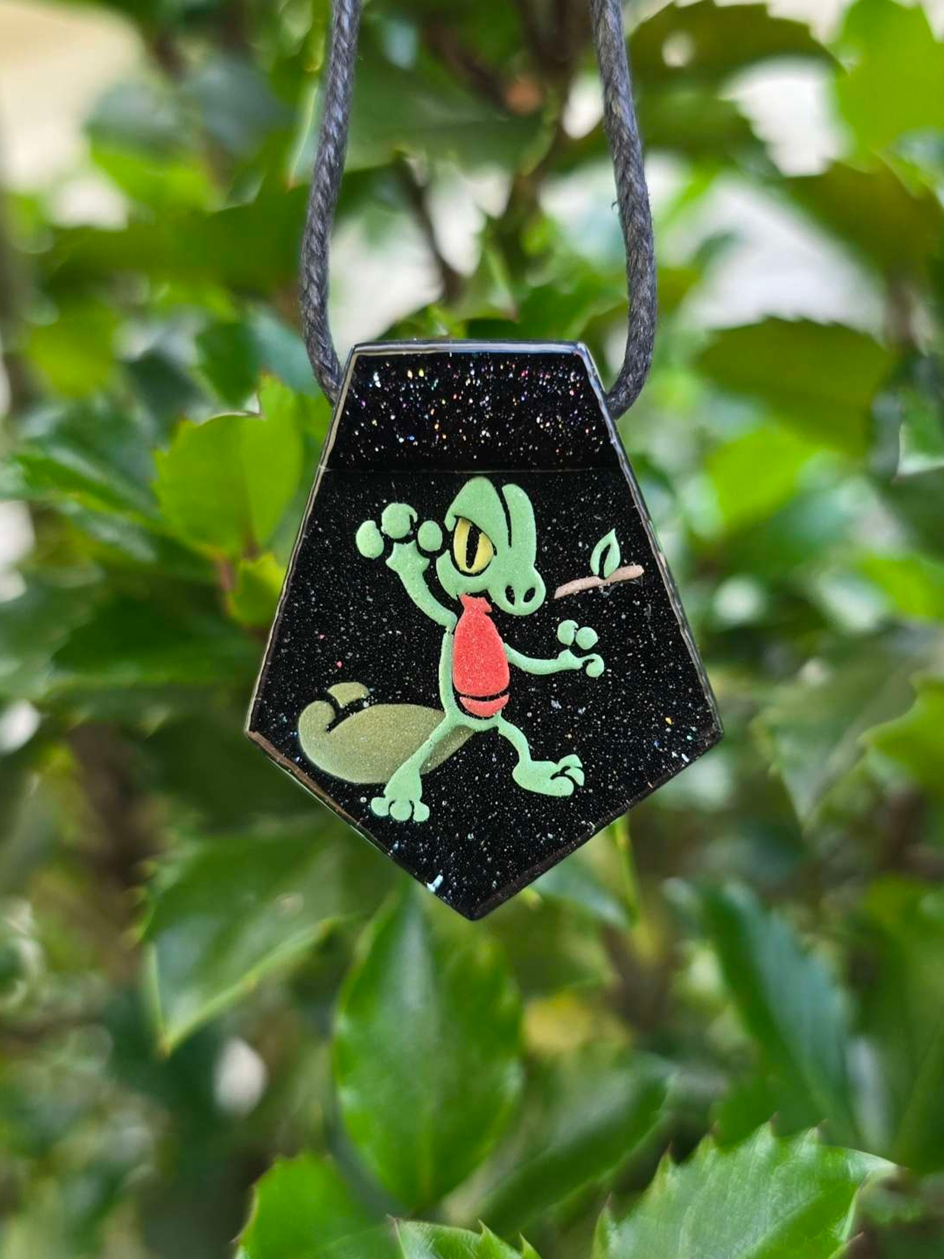 Treecko Layered Glow Pendant image 0
